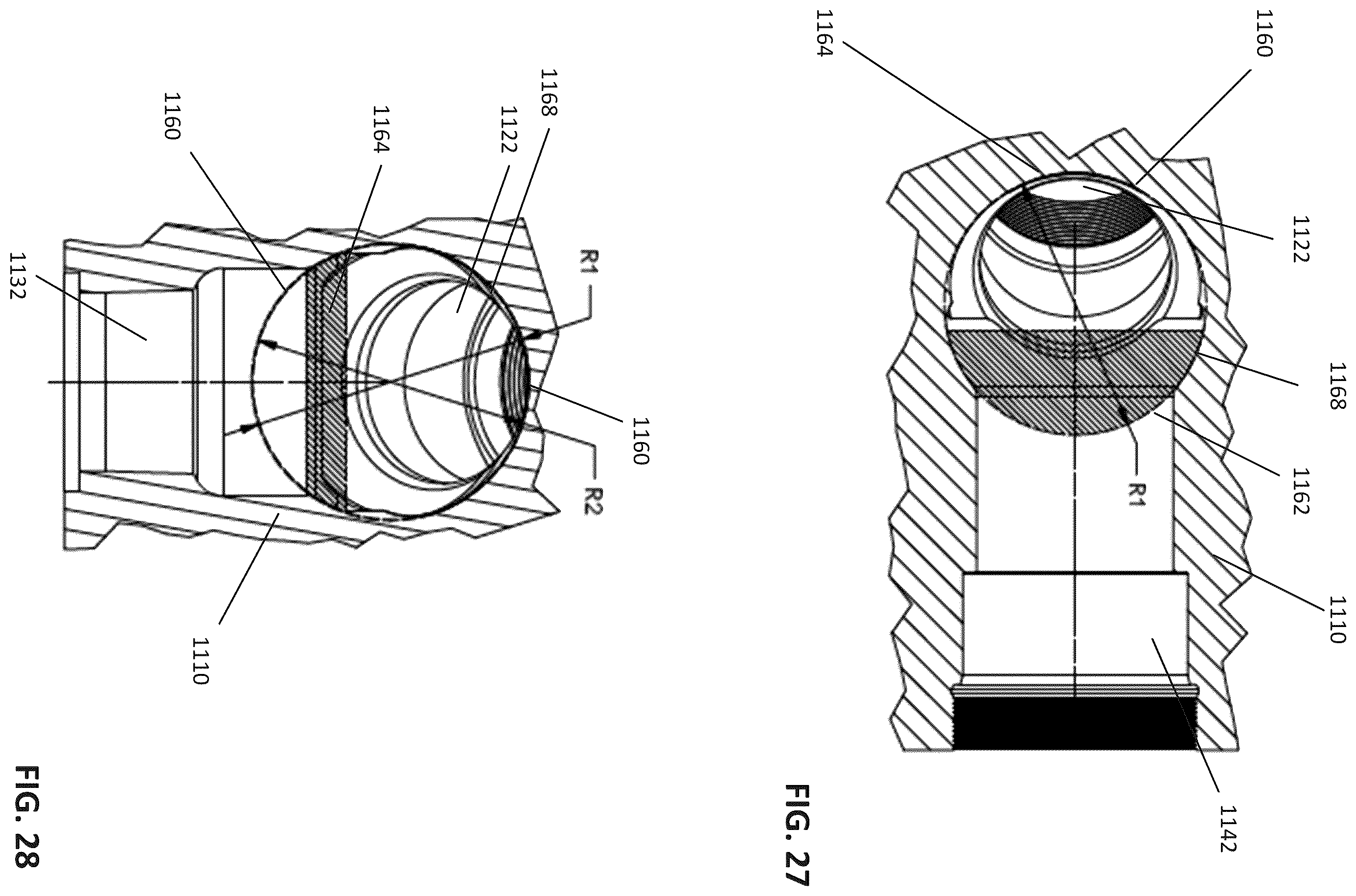 Patent US12590578 Figure 19 – Fluid end with transition surface geometry