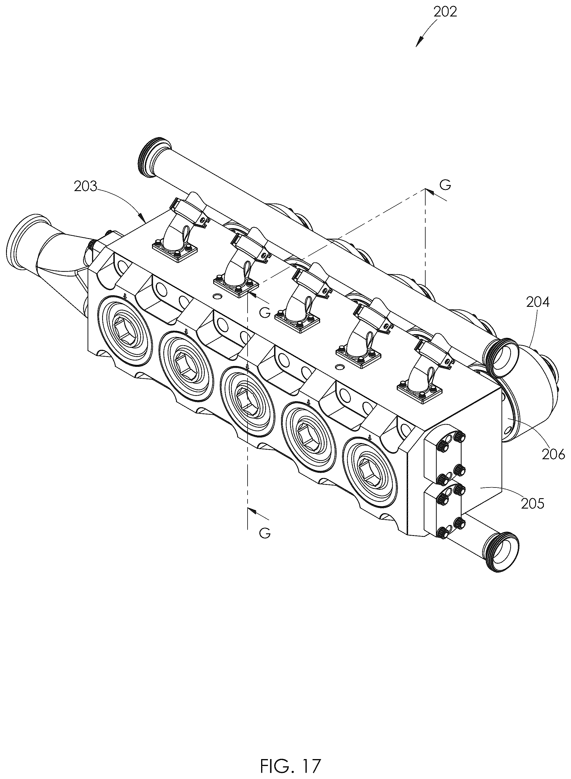 Patent US12590581 Figure 12 – Fluid end with threaded dynamic section
