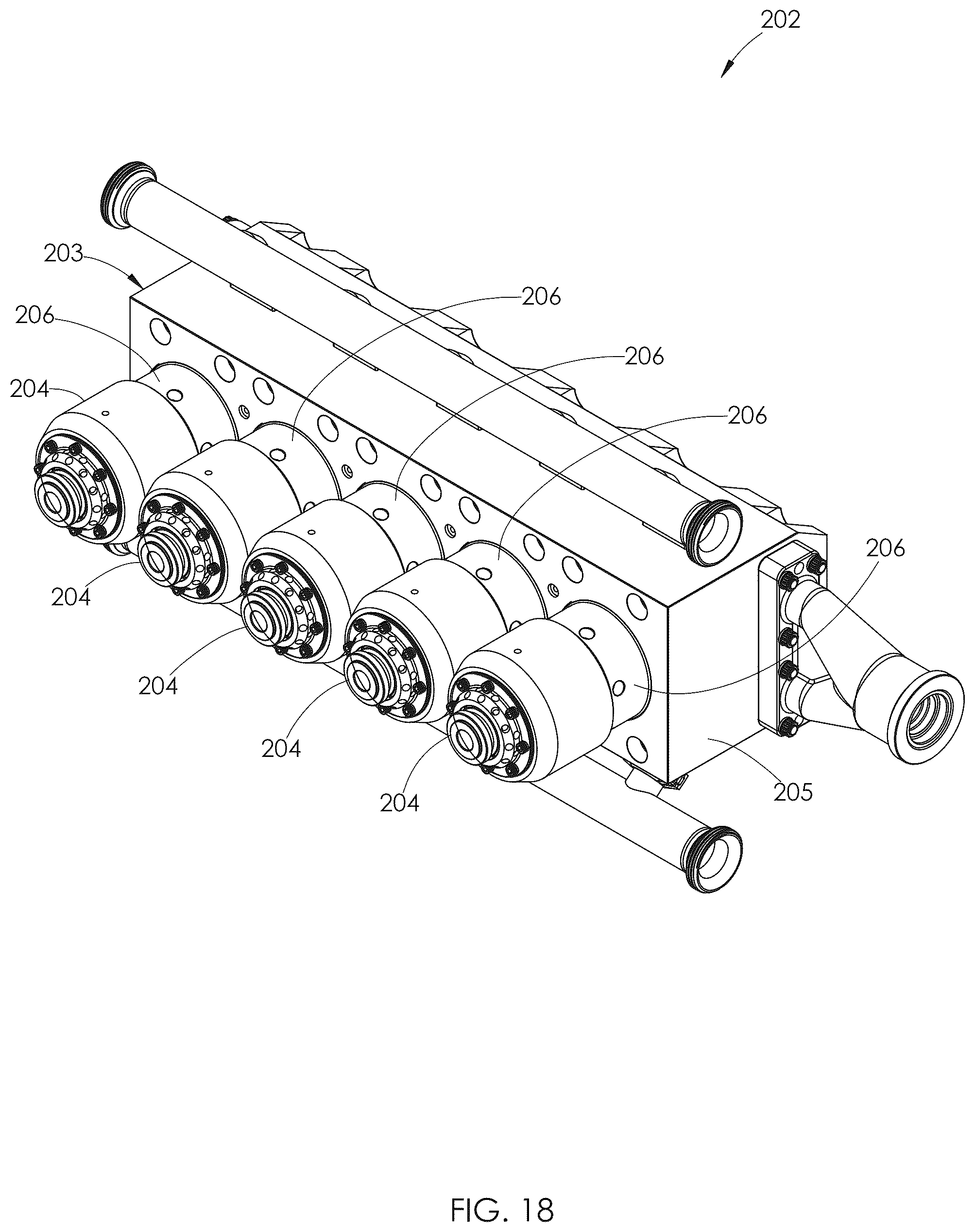 Patent US12590581 Figure 13 – Fluid end with threaded dynamic section