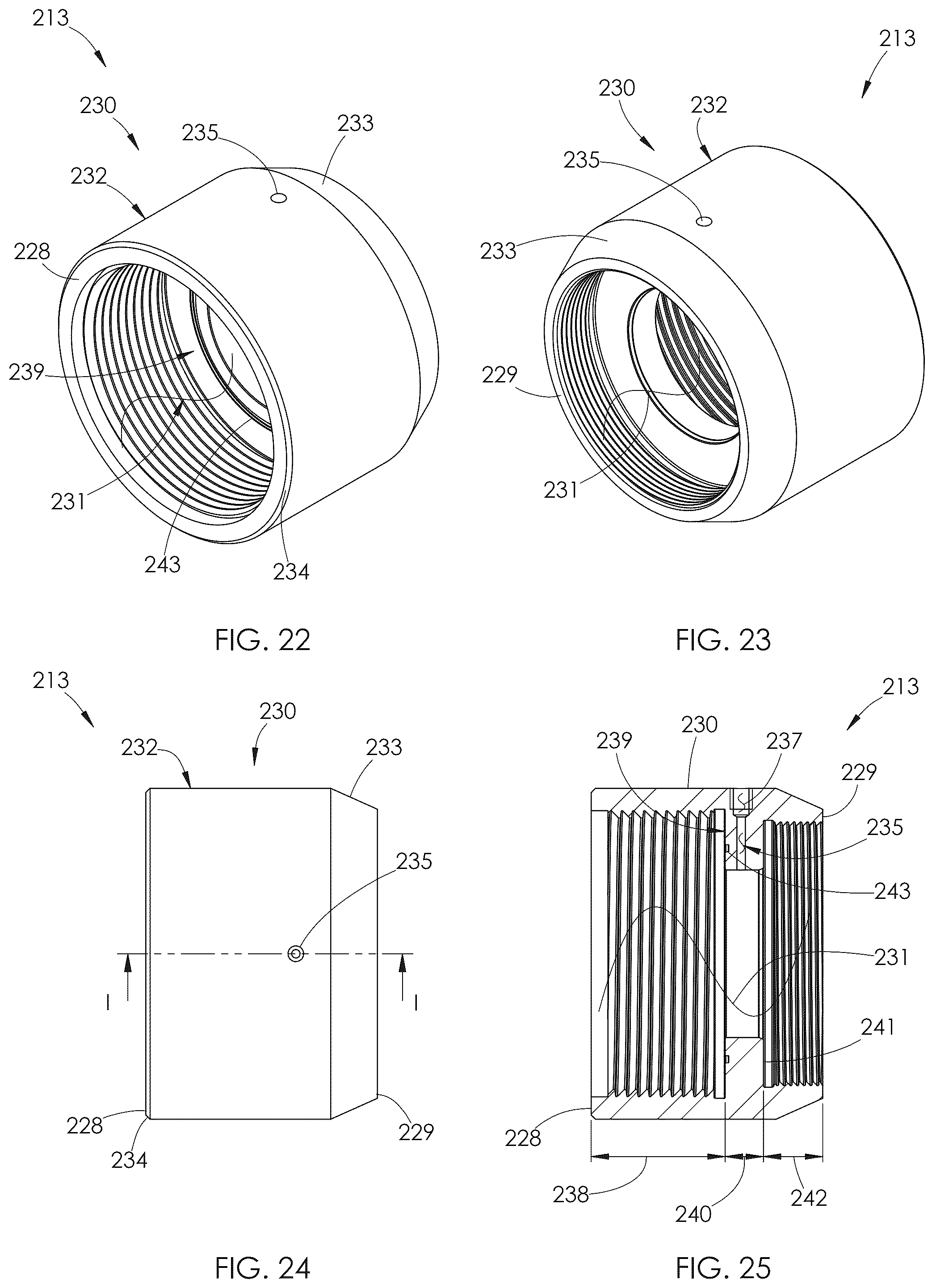 Patent US12590581 Figure 17 – Fluid end with threaded dynamic section
