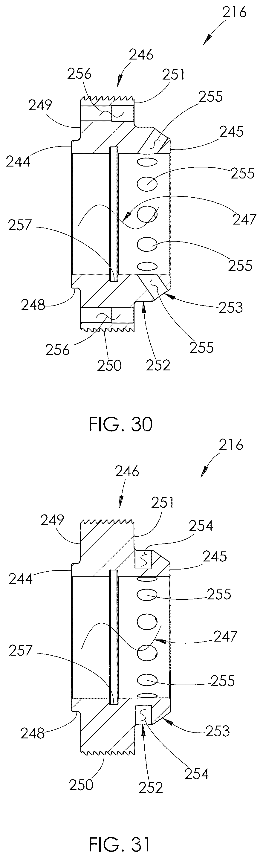 Patent US12590581 Figure 19 – Fluid end with threaded dynamic section