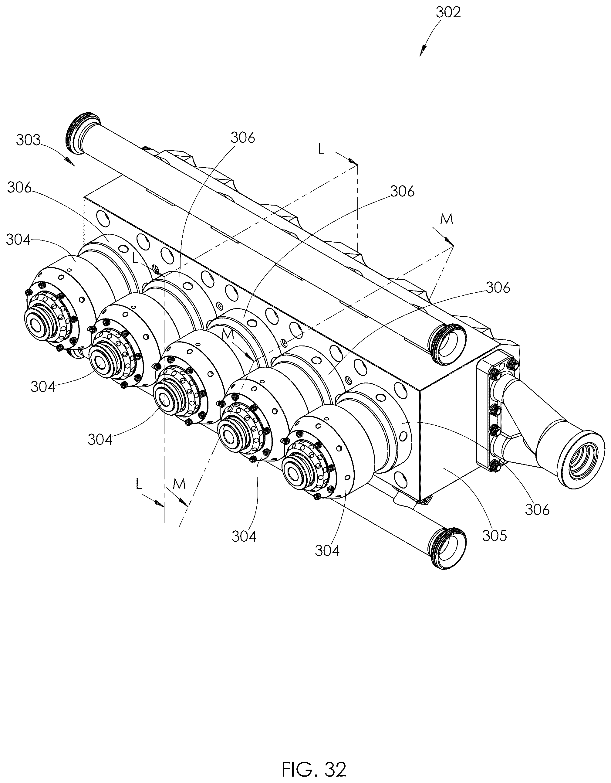 Patent US12590581 Figure 20 – Fluid end with threaded dynamic section