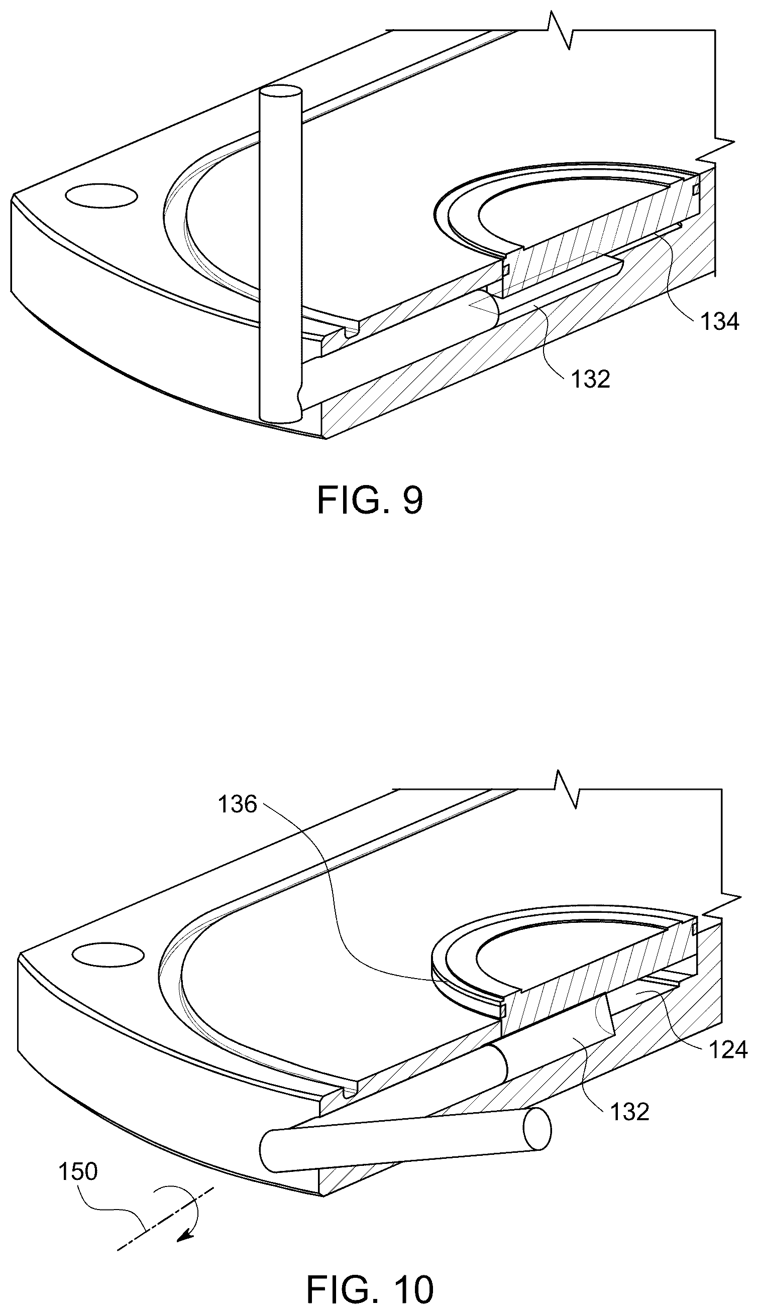Patent US12590582 Figure 7 – Rotary pump with rotor bearing cap
