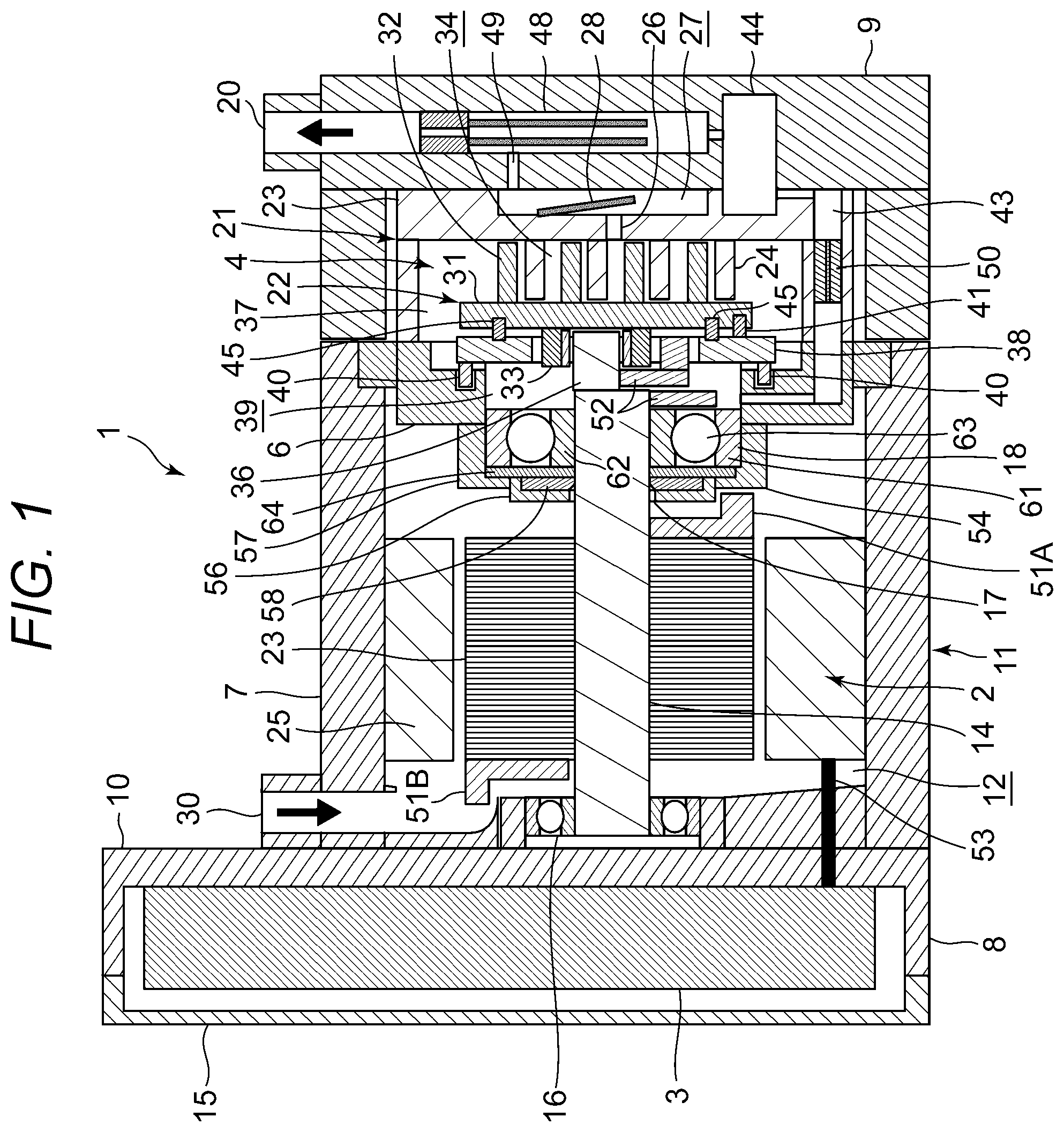 Patent US12590583 — Scroll compressor — Figure 1