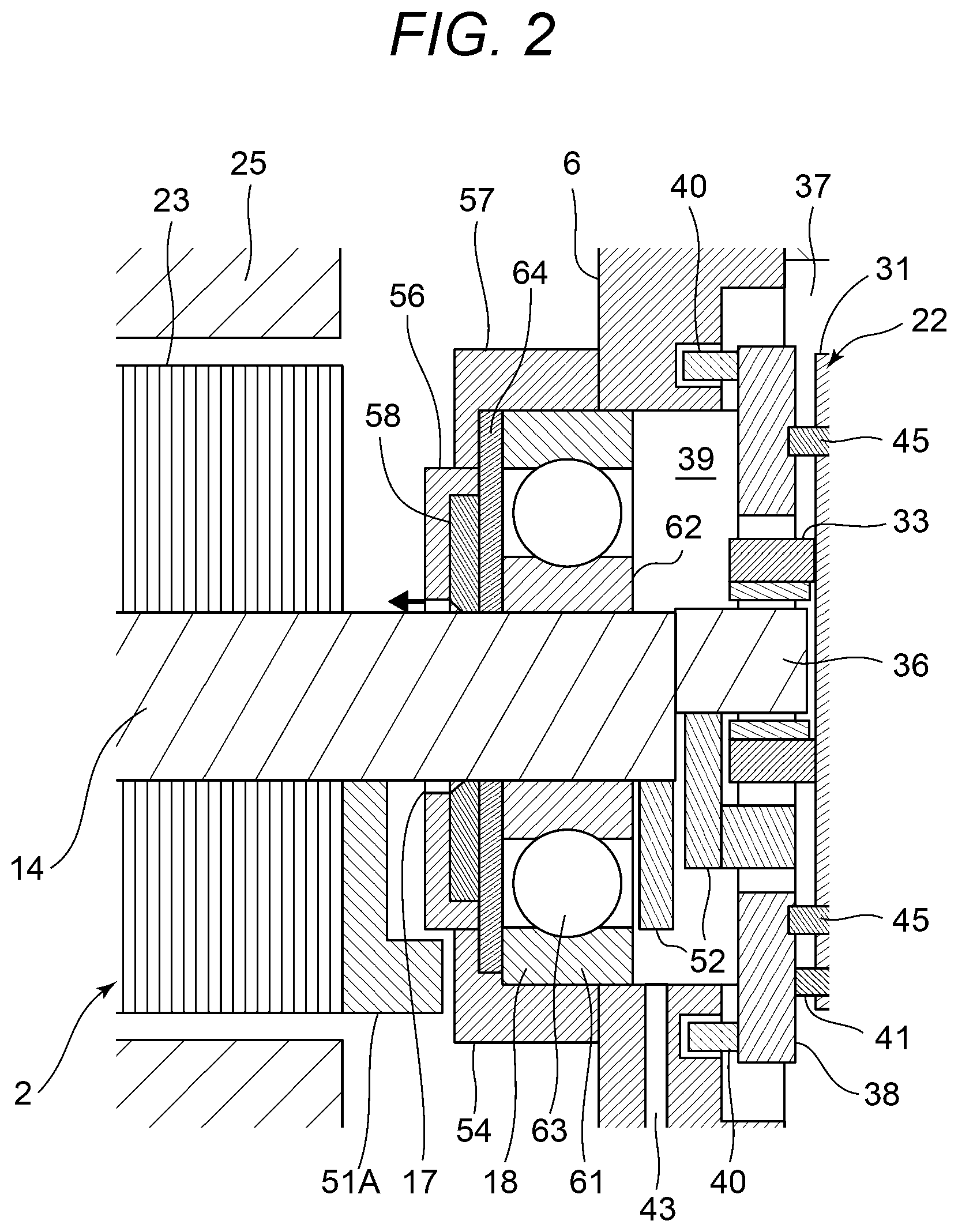 Patent US12590583 Figure 2 – Scroll compressor