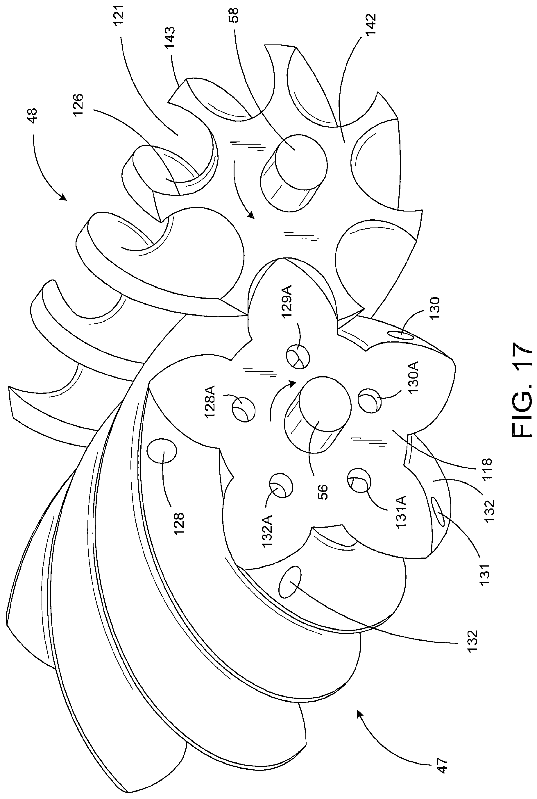Patent US12590584 Figure 17 – Supercharged internal combustion engine with intake port timing shutters controlling the air mass flowing into the supercharger