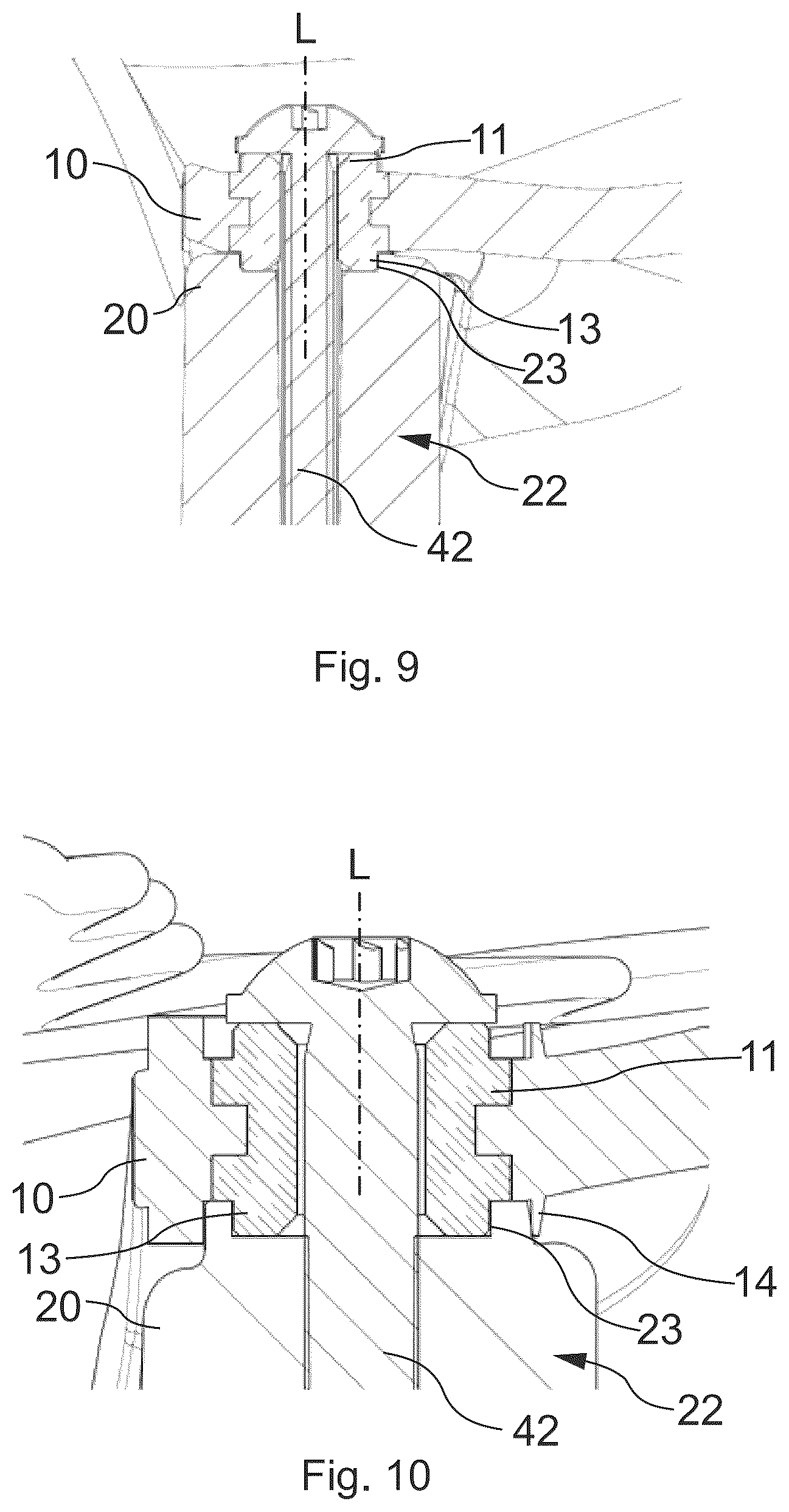 Patent US12590591 Figure 6 – Multipart fan wheel with a fan wheel hub and a plurality of fan wheel blades formed separately therefrom