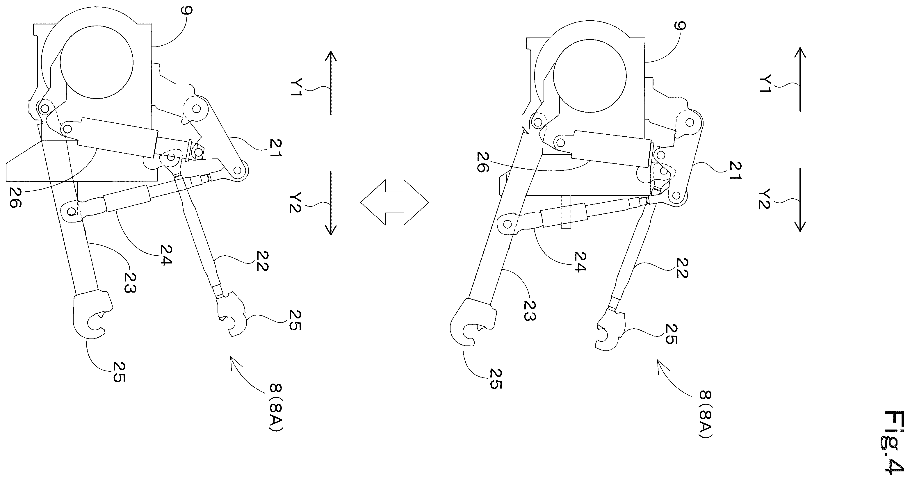 Patent US12590596 Figure 4 – Working machine and control method therefor