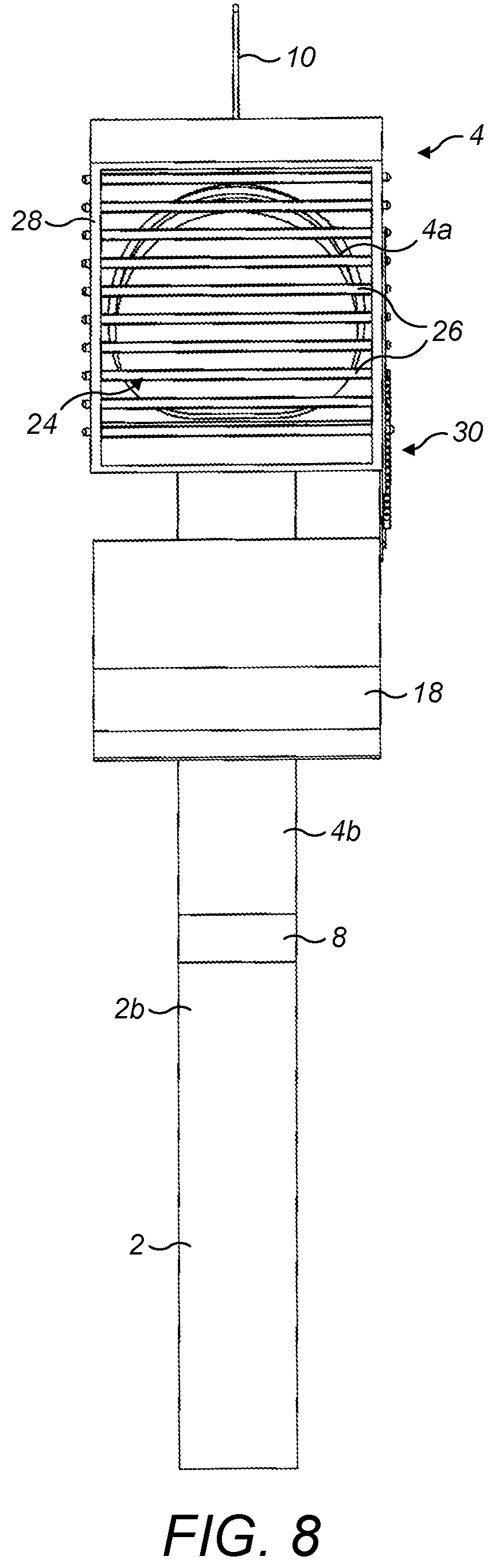 Patent US12590597 Figure 8 – Wind channelling and directing structures