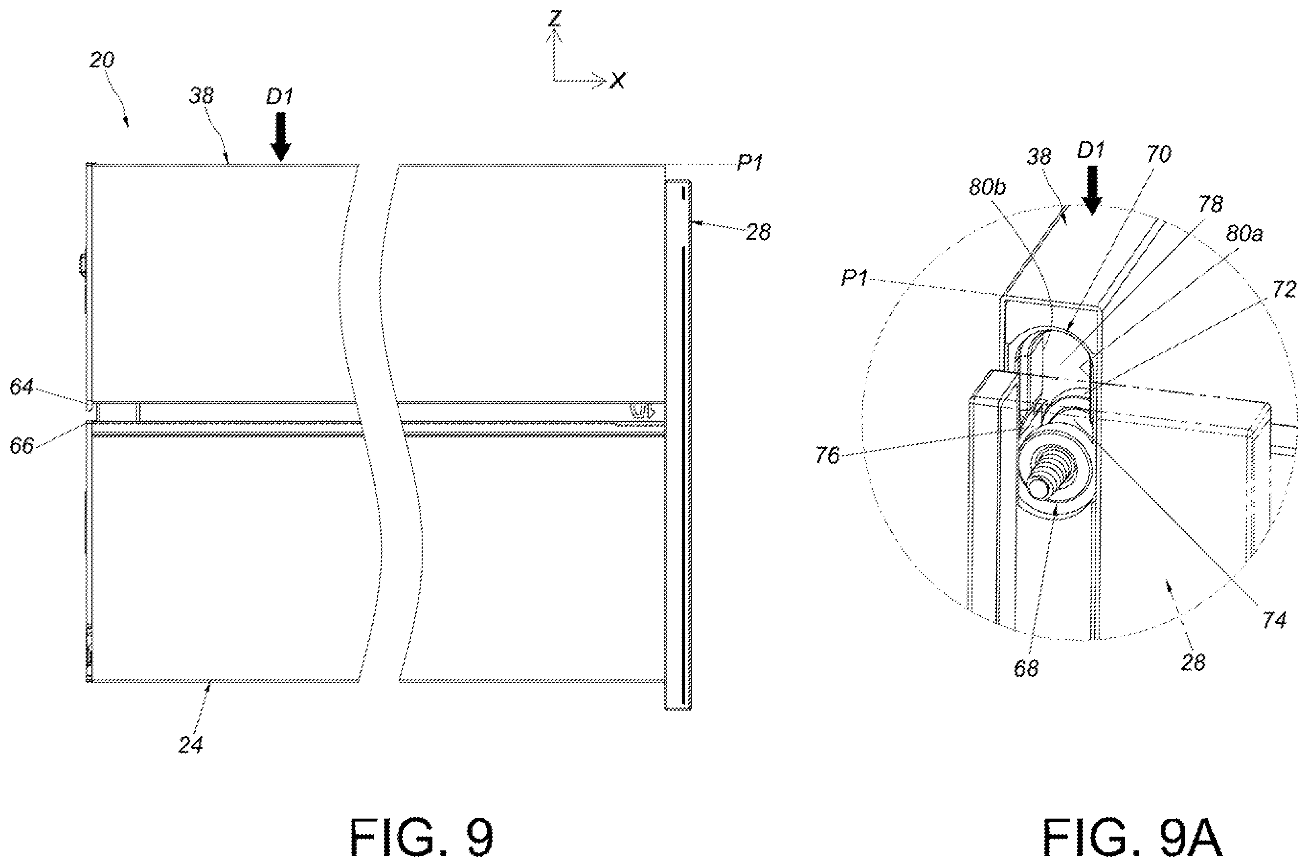 Patent US12590600 Figure 9 – Furniture and furniture part assembly thereof