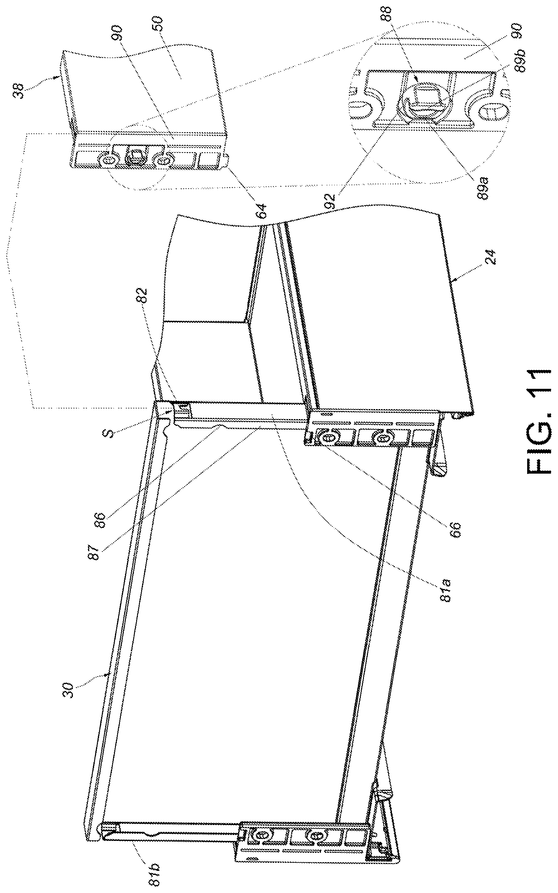 Patent US12590600 Figure 11 – Furniture and furniture part assembly thereof