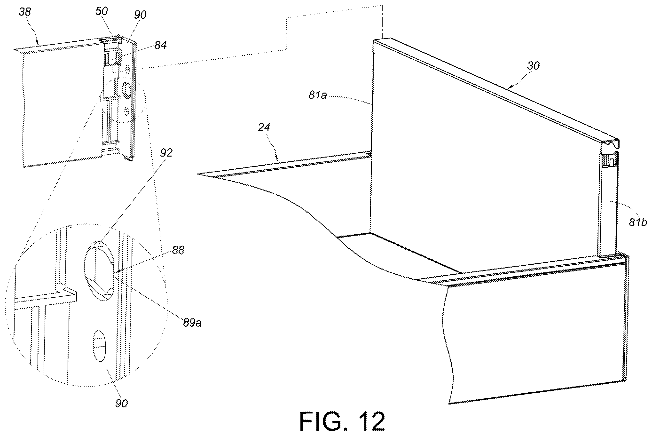 Patent US12590600 Figure 12 – Furniture and furniture part assembly thereof