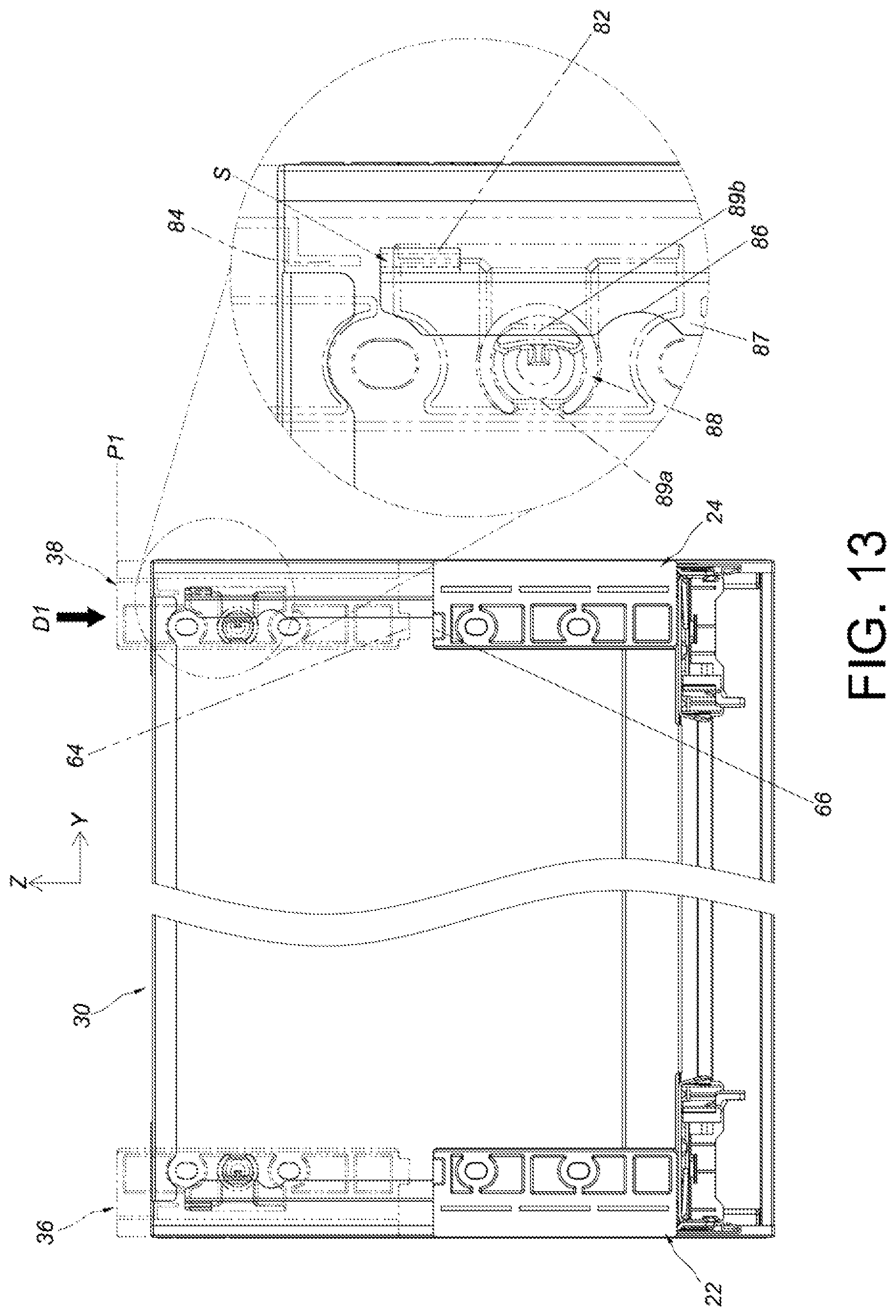 Patent US12590600 Figure 13 – Furniture and furniture part assembly thereof