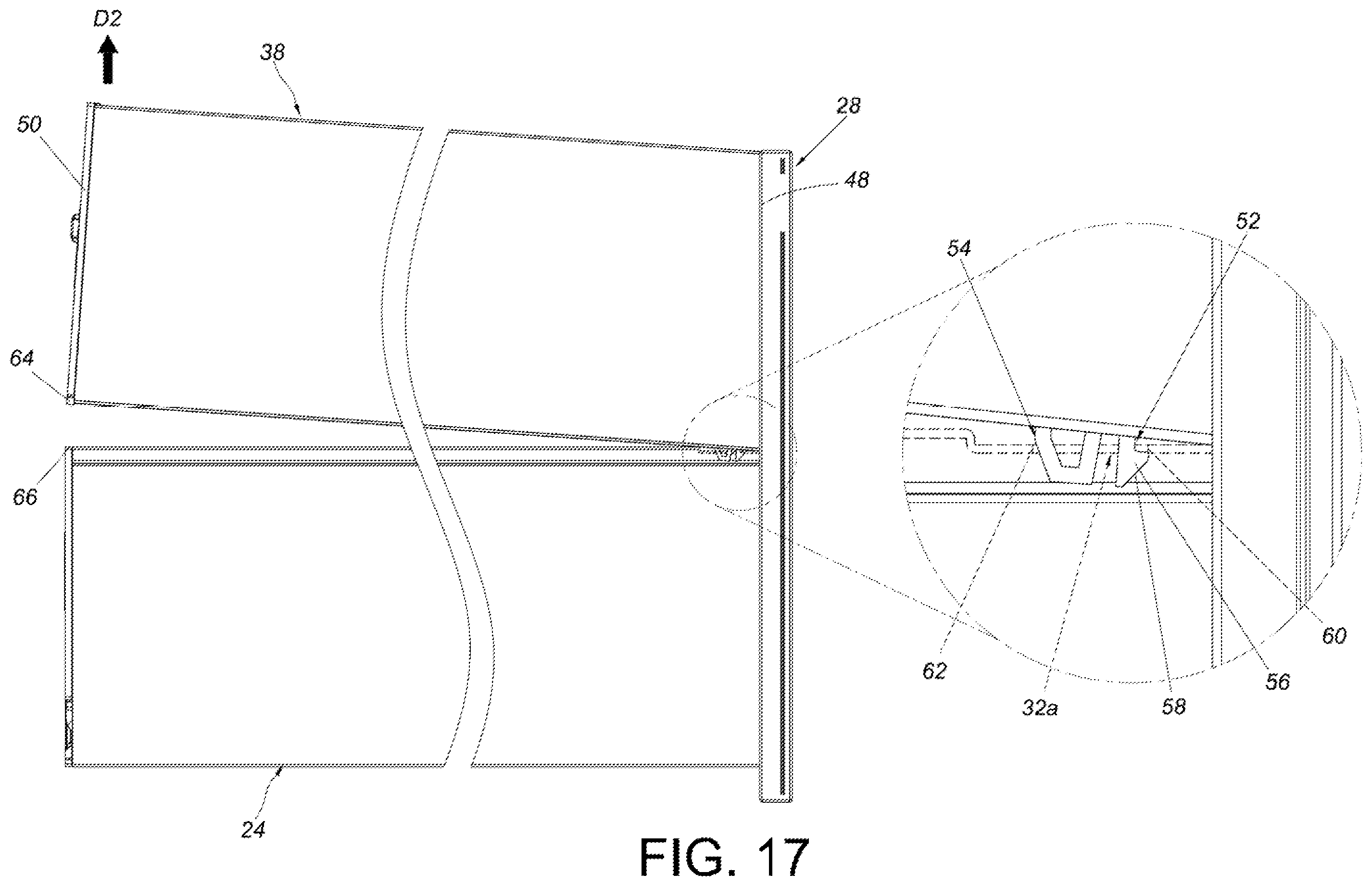 Patent US12590600 Figure 18 – Furniture and furniture part assembly thereof