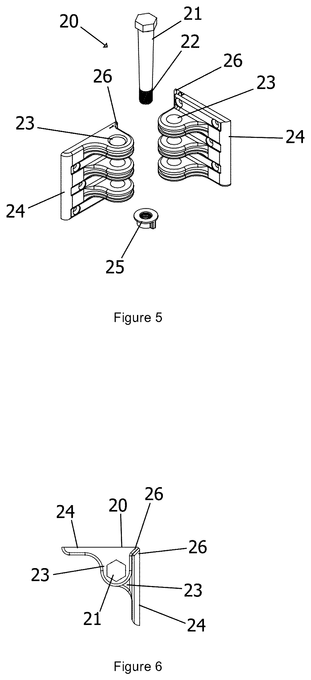 Patent US12590601 Figure 4 – Mattress support assembly