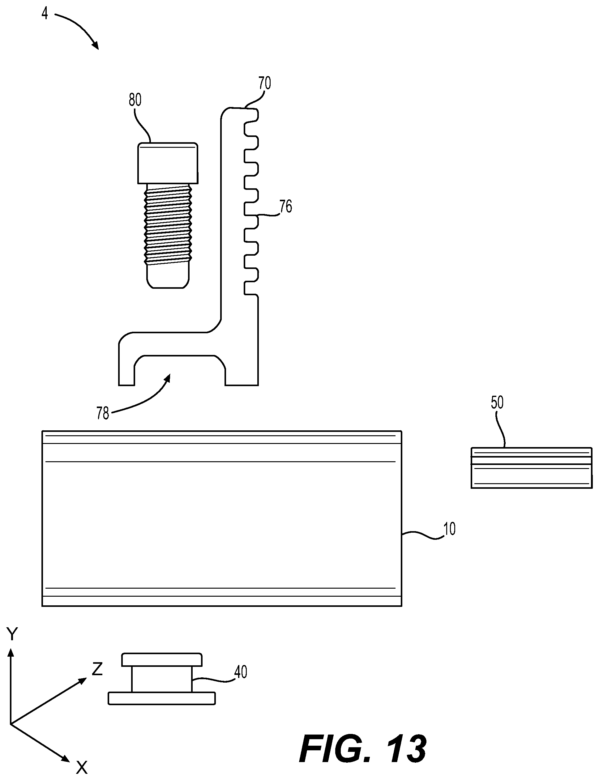 Patent US12590602 Figure 14 – Trim attachment assembly for mounting solar panel equipment