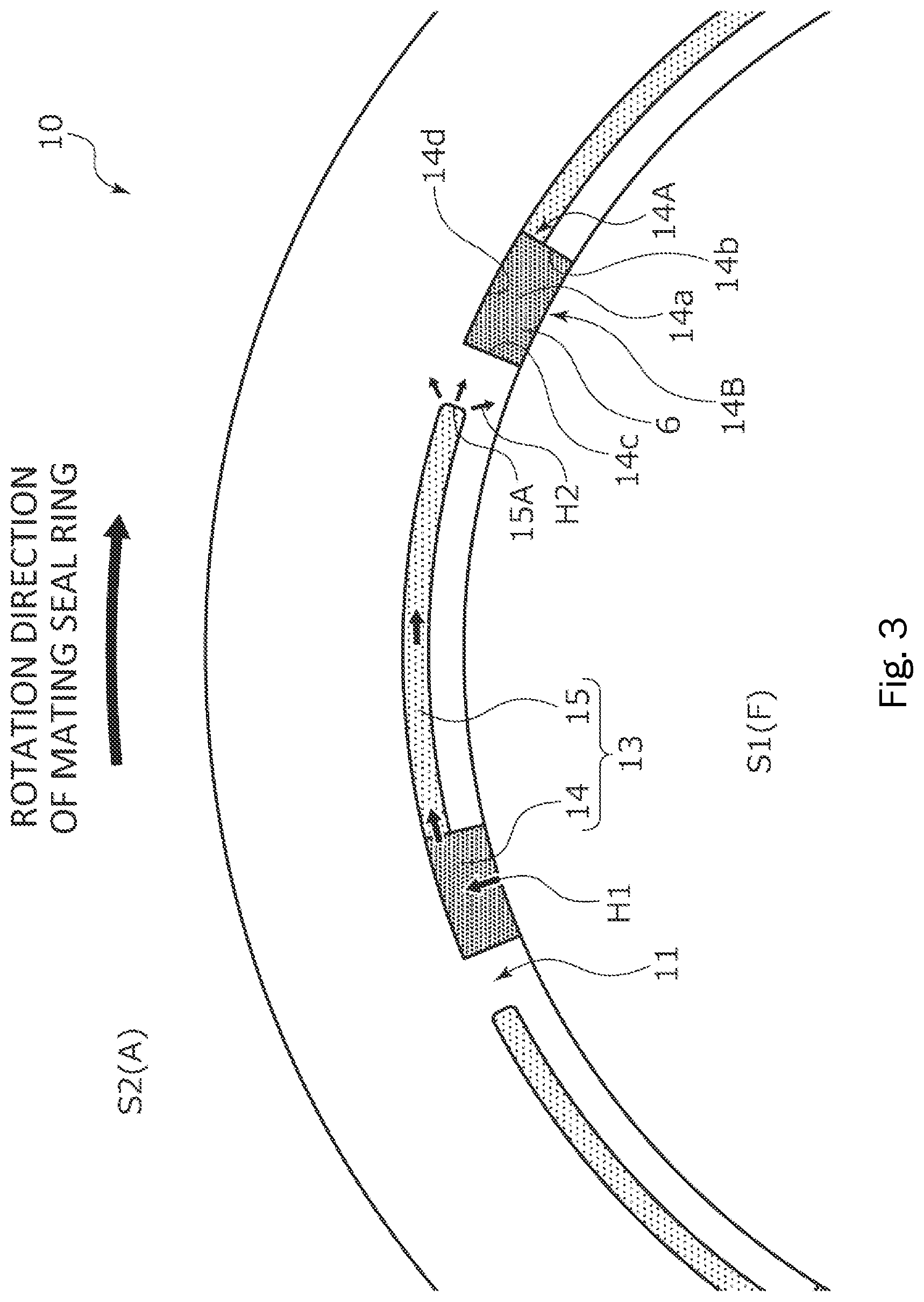 Patent US12590604 Figure 3 – Sliding component
