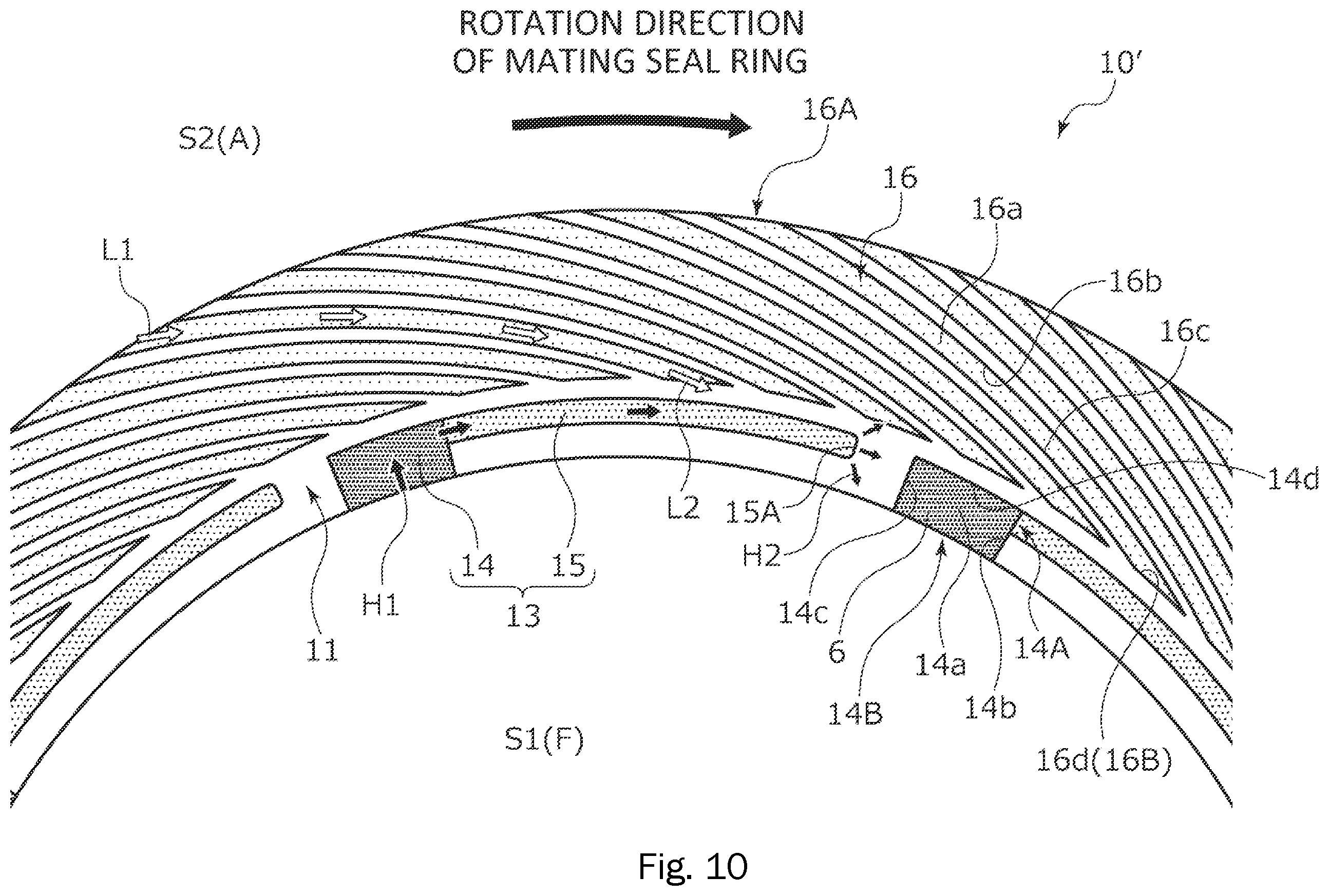 Patent US12590604 Figure 10 – Sliding component