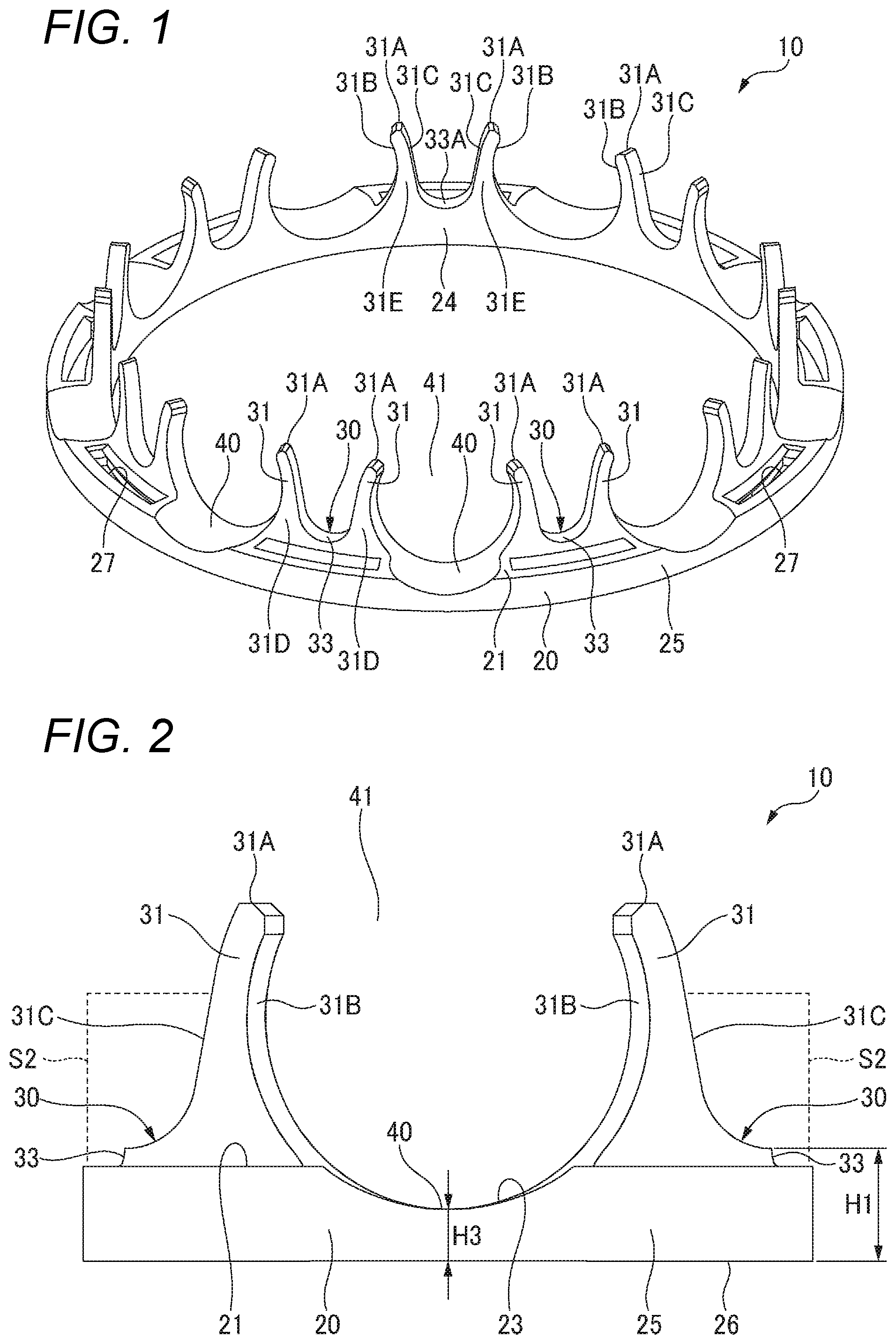 Patent US12590605 Figure 1 – Crown-type retainer for ball bearings, and ball bearing