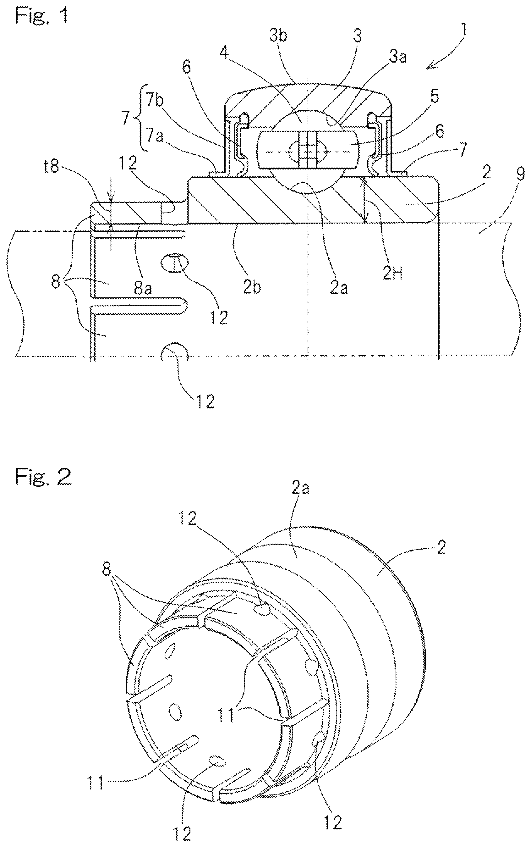 Patent US12590607 Figure 1 – Bearing