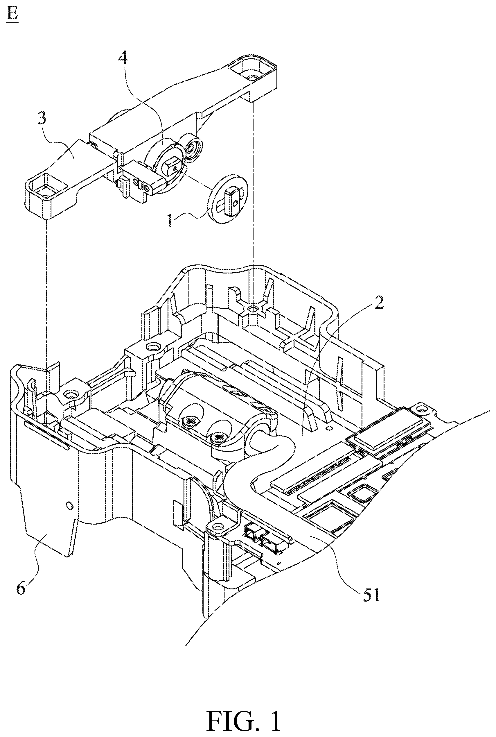 Patent US12590608 Figure 1 – Electronic device and coupler thereof
