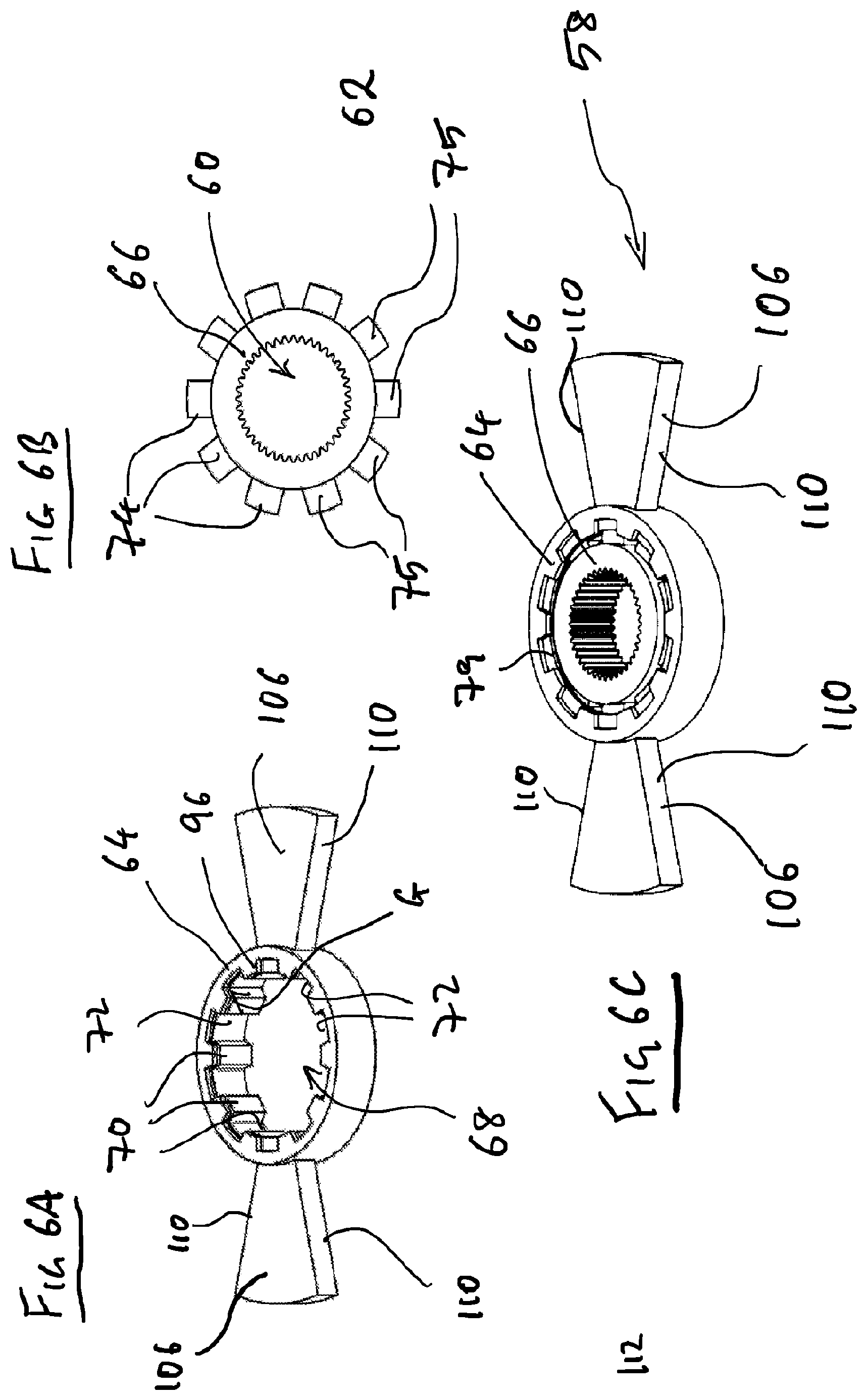 Patent US12590609 Figure 6 – Clutch assembly
