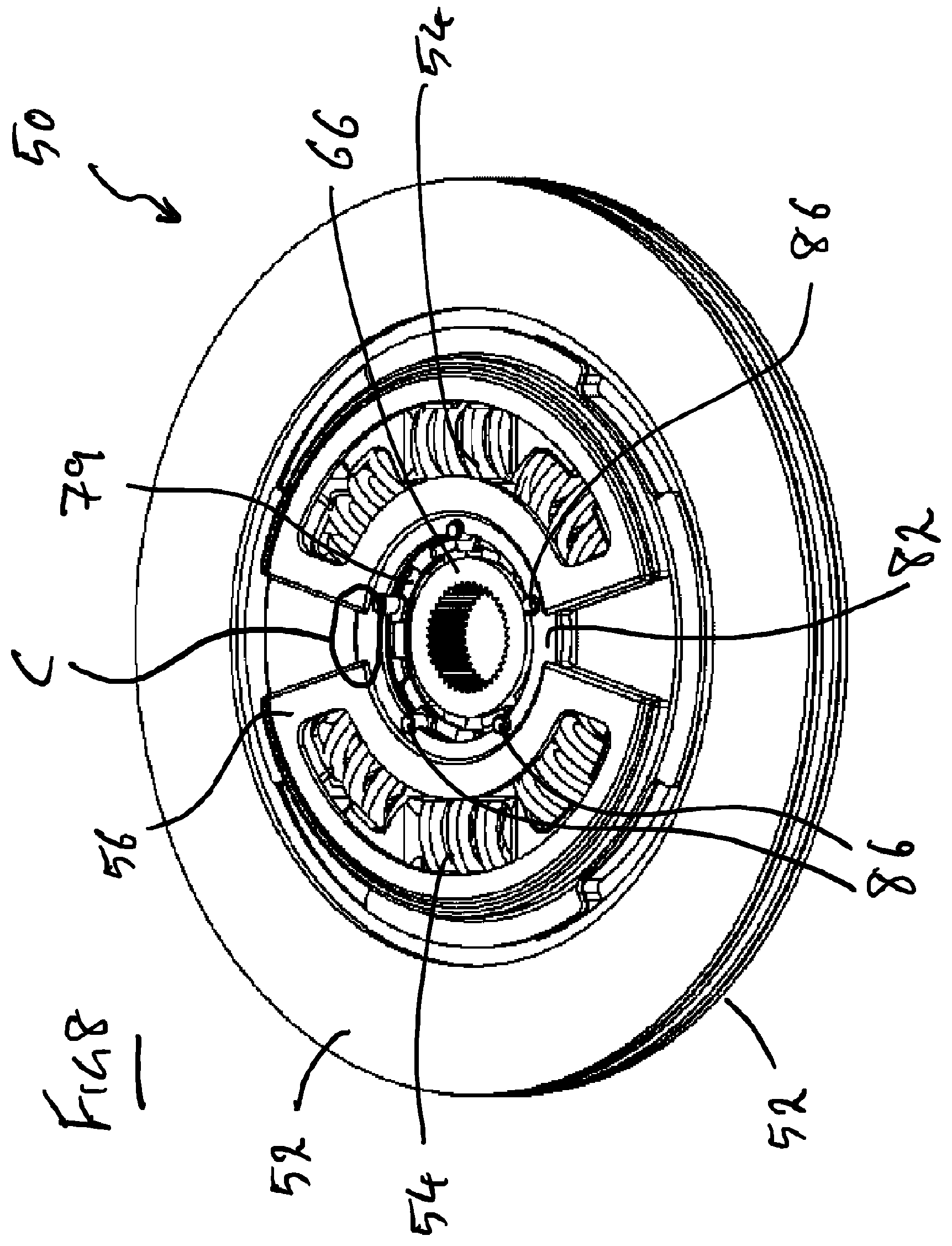 Patent US12590609 Figure 8 – Clutch assembly