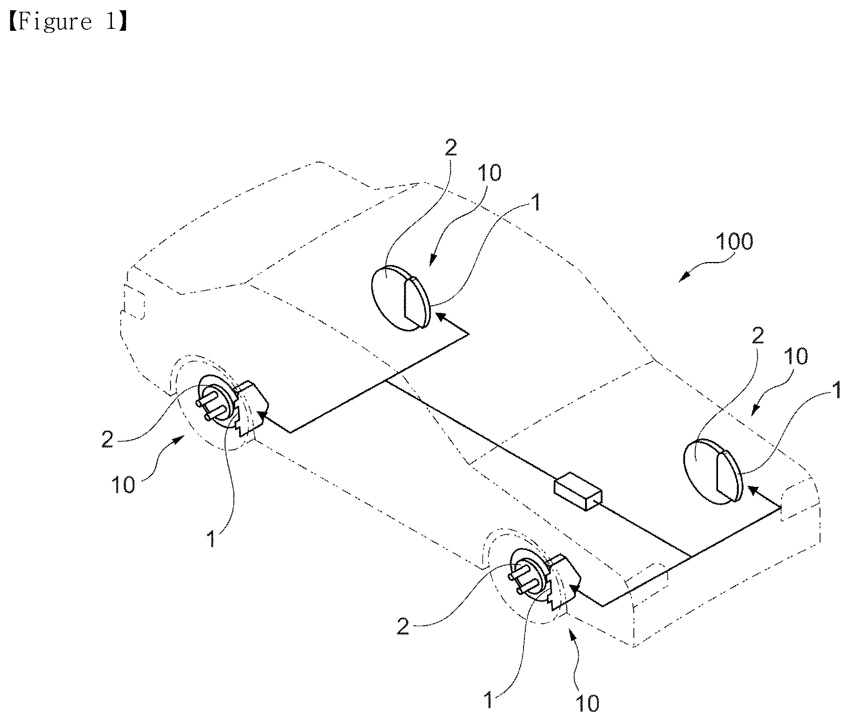 Patent US12590611 Figure 1 – System for providing a brake force
