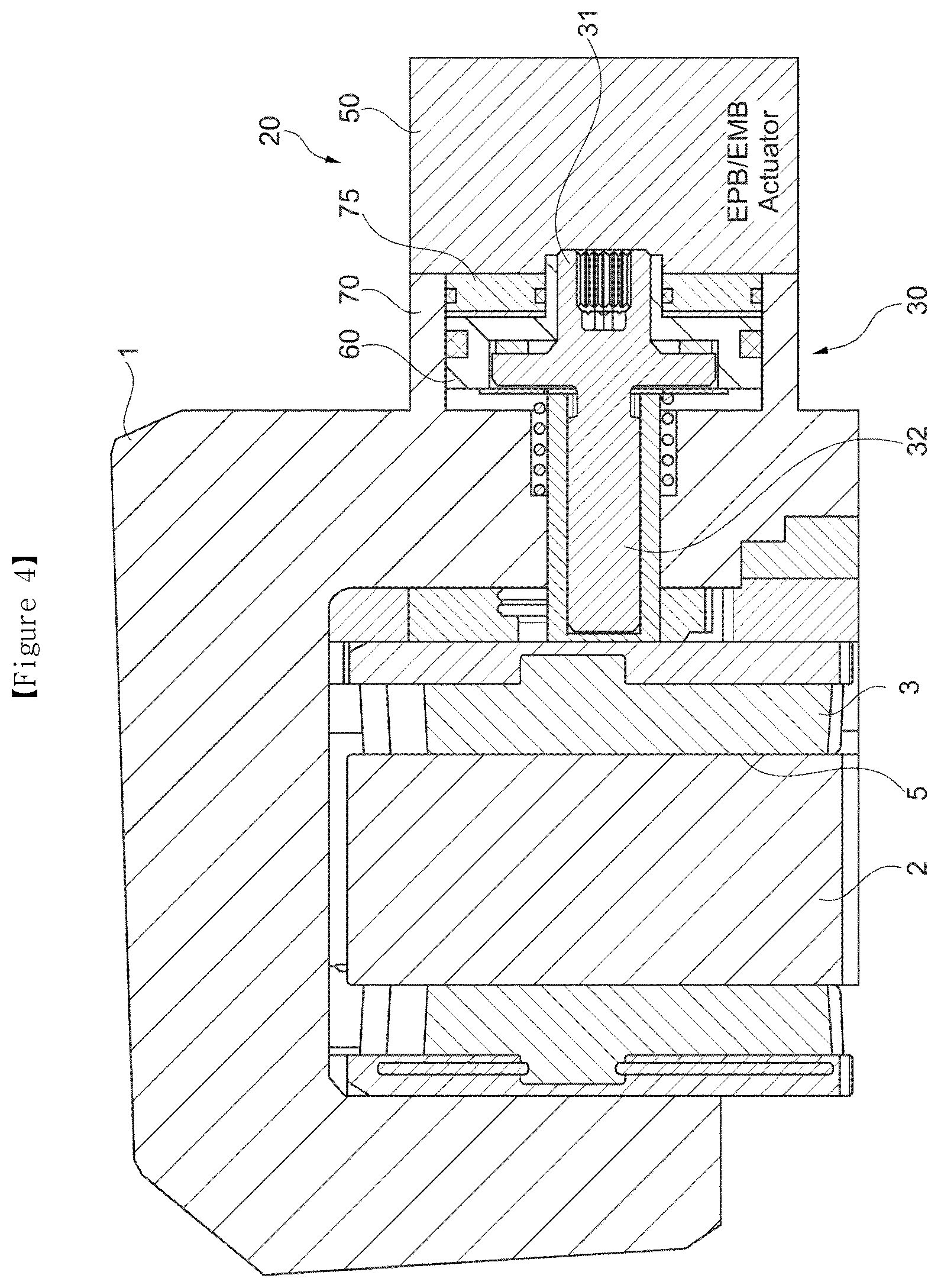 Patent US12590611 Figure 4 – System for providing a brake force