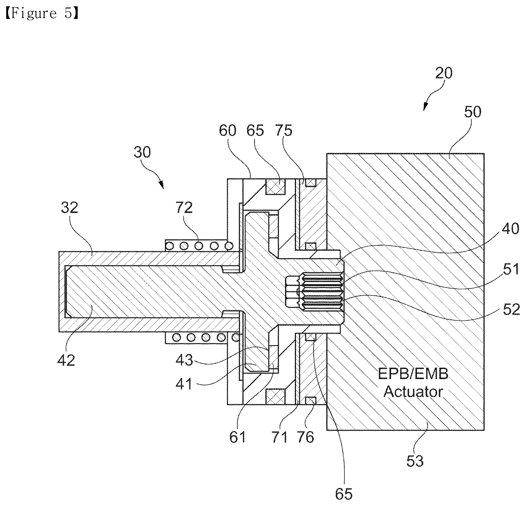 Patent US12590611 Figure 5 – System for providing a brake force