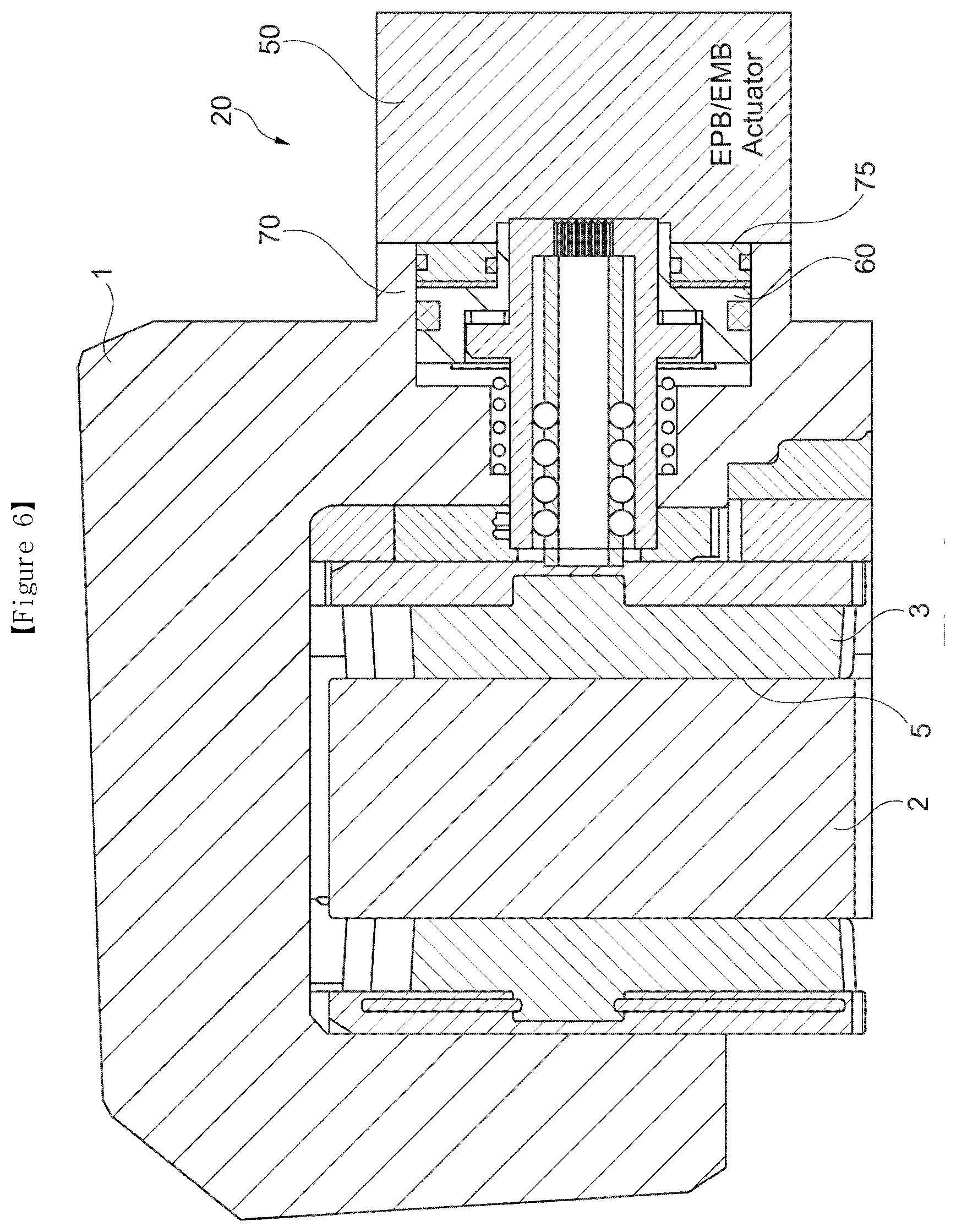 Patent US12590611 Figure 6 – System for providing a brake force