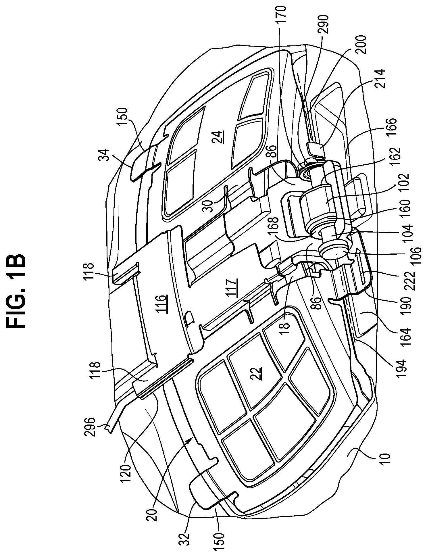 Patent US12590613 Figure 2 – Pad shield for disc brake system and methods for the use and assembly thereof