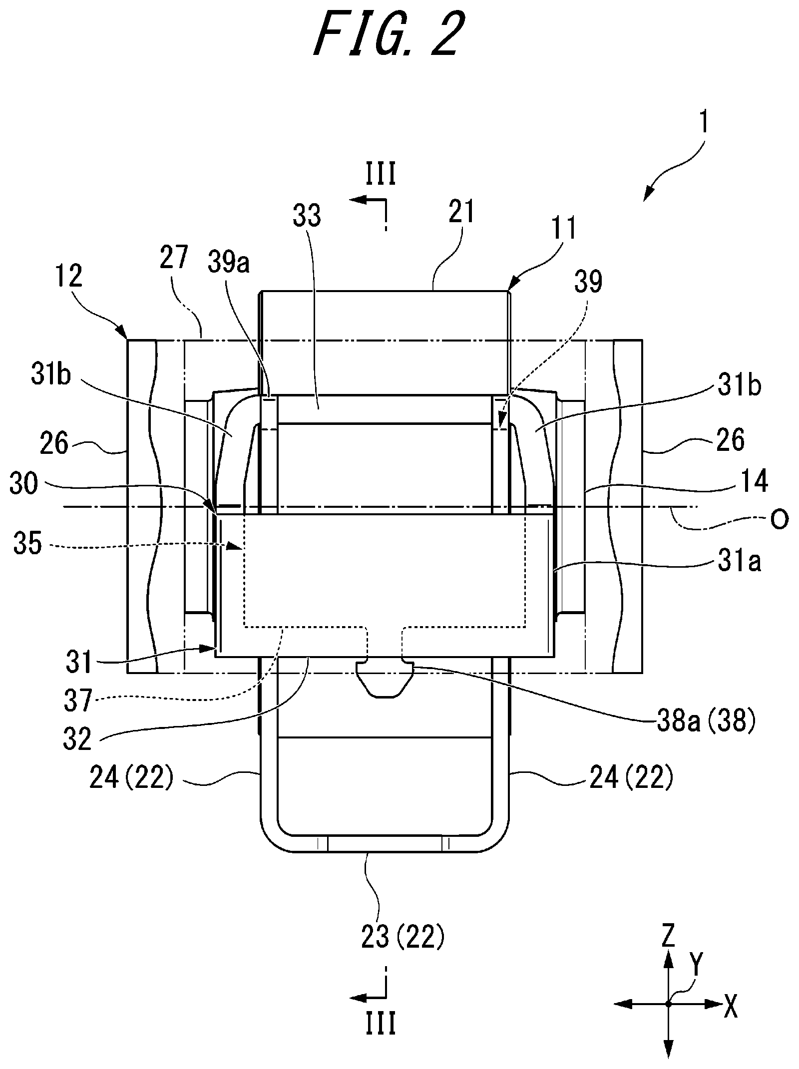 Patent US12590617 Figure 2 – Vibration isolation device