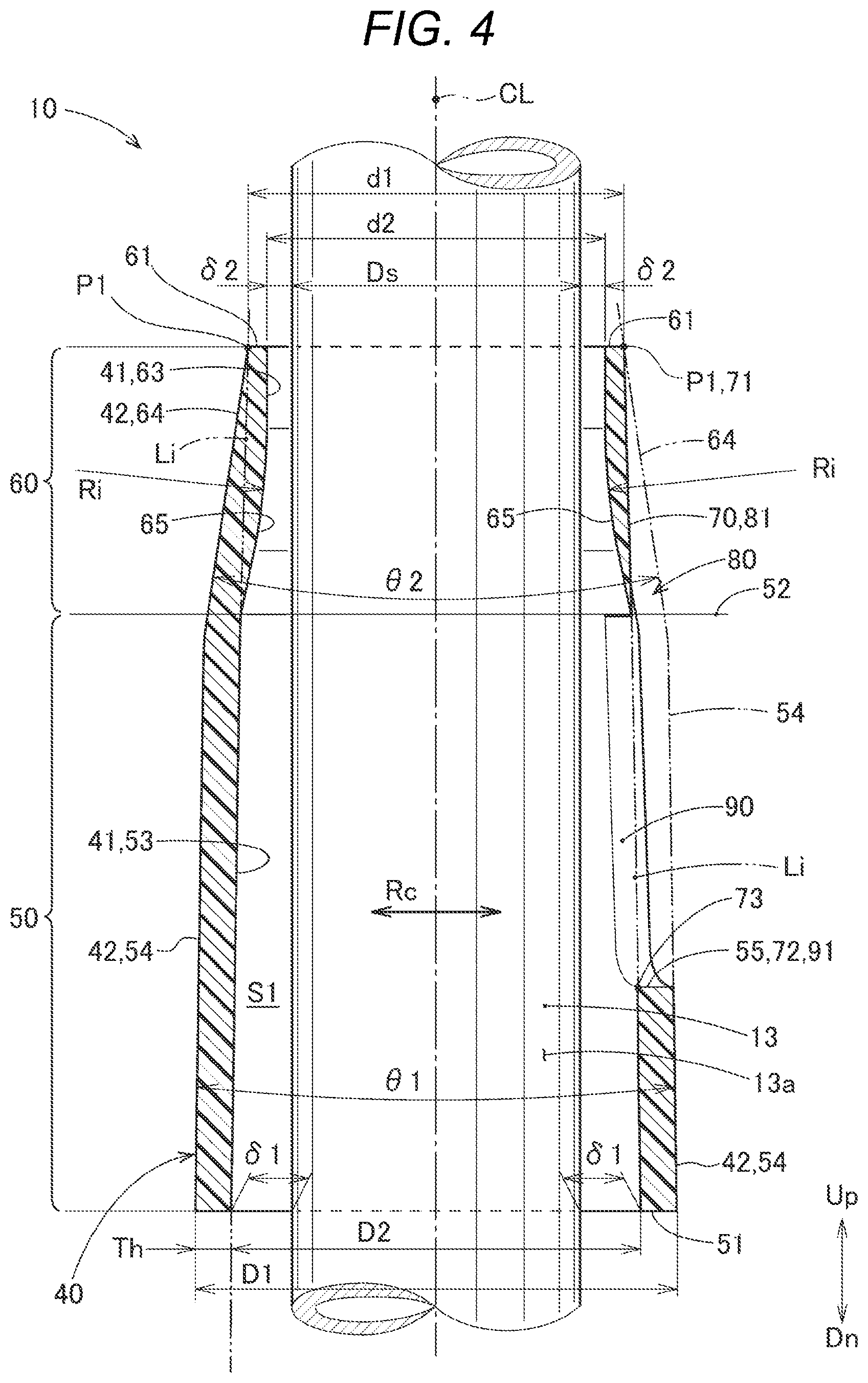 Patent US12590618 Figure 4 – Shock absorber and method of manufacturing the shock absorber