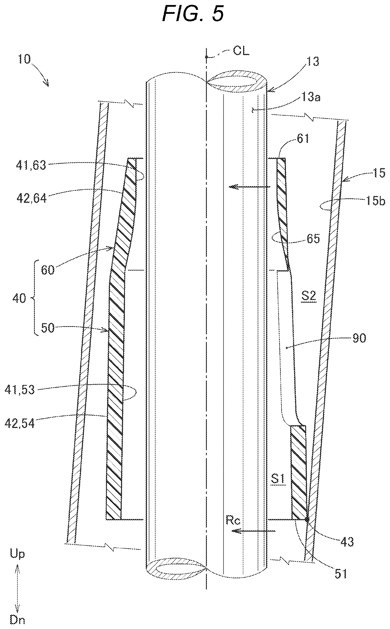 Patent US12590618 Figure 5 – Shock absorber and method of manufacturing the shock absorber