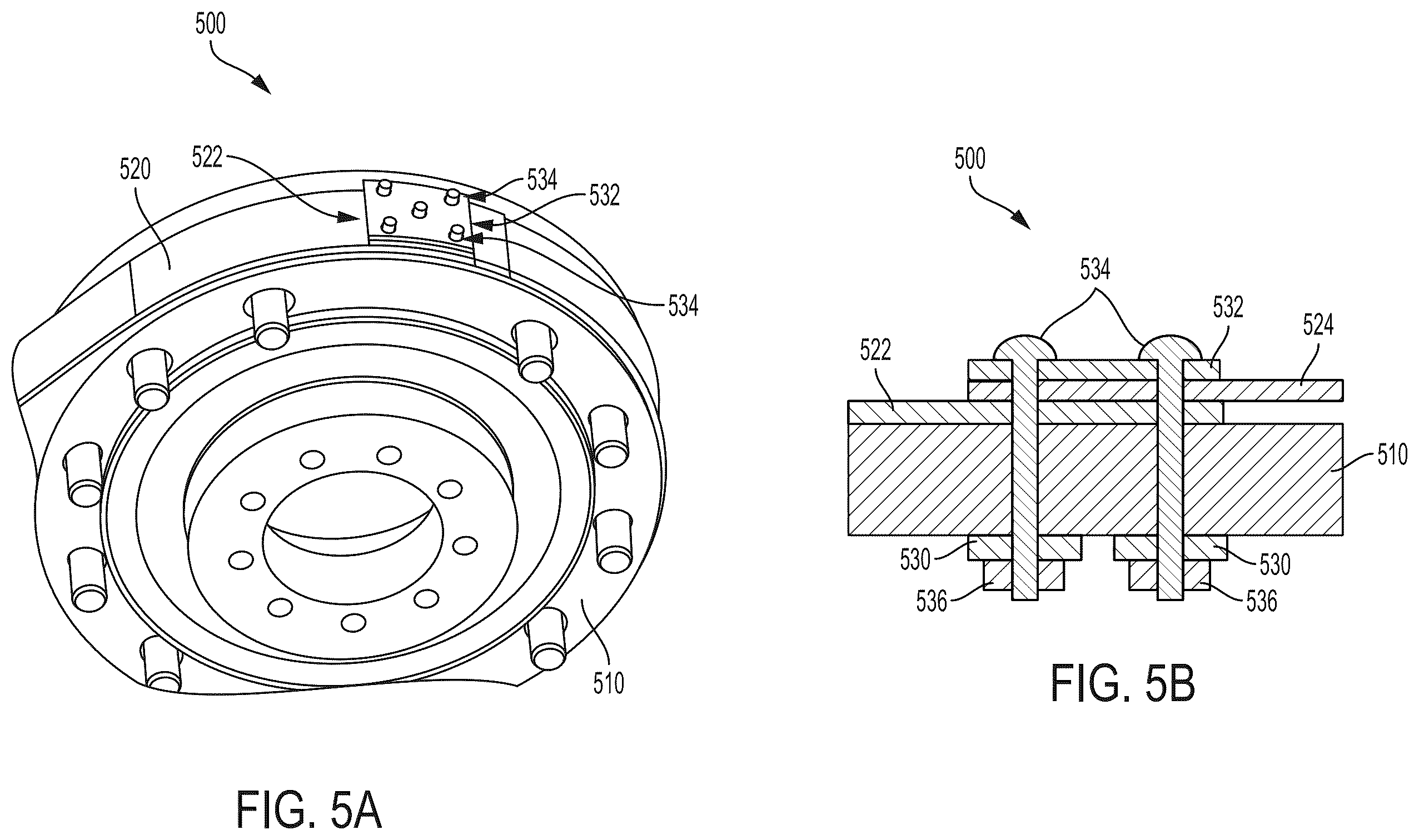 Patent US12590621 Figure 6 – Belt termination and tensioning in a pulley arrangement for a robotic arm