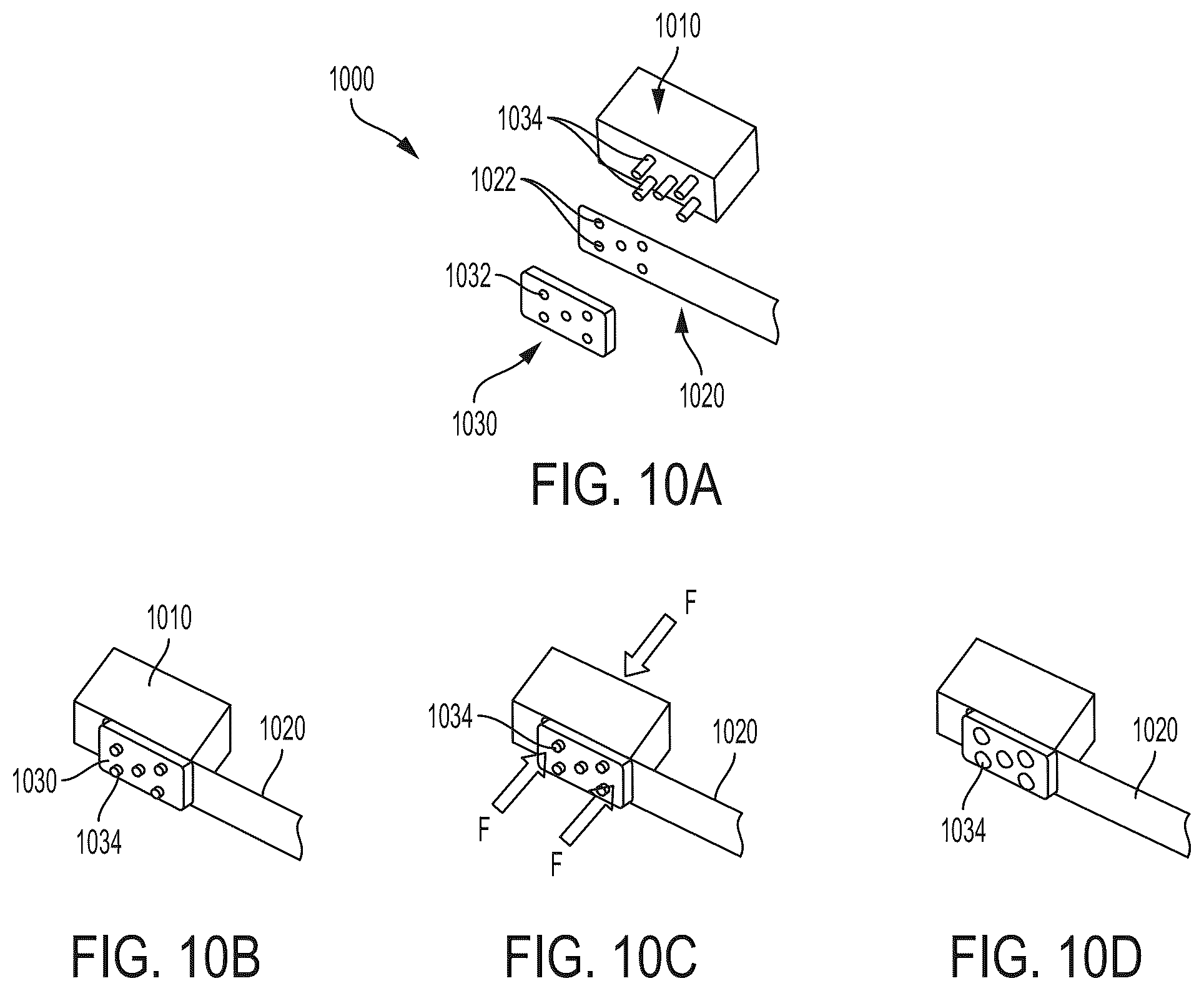 Patent US12590621 Figure 10 – Belt termination and tensioning in a pulley arrangement for a robotic arm
