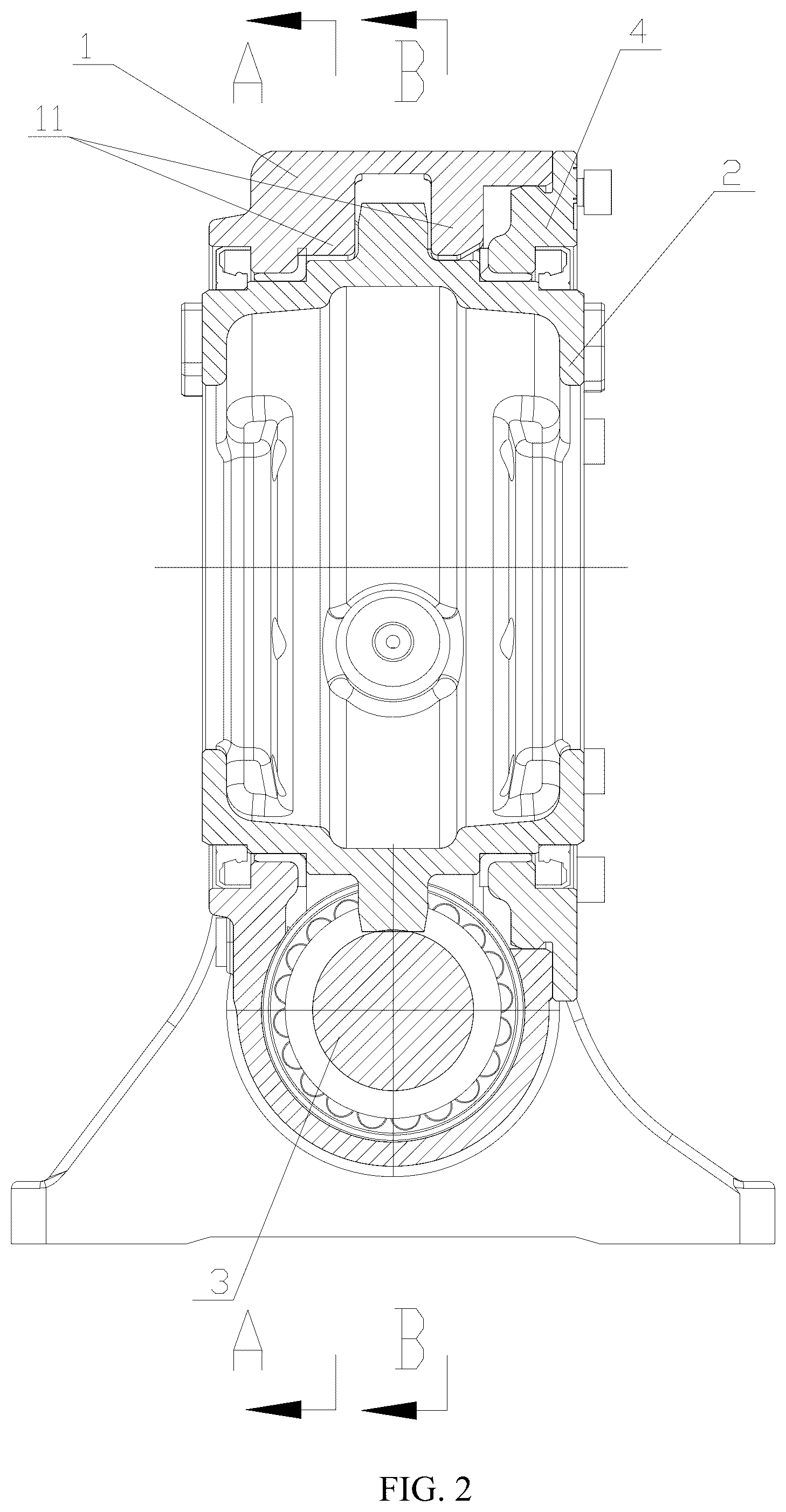 Patent US12590622 Figure 2 – Reduction gearbox for solar photovoltaic tracking