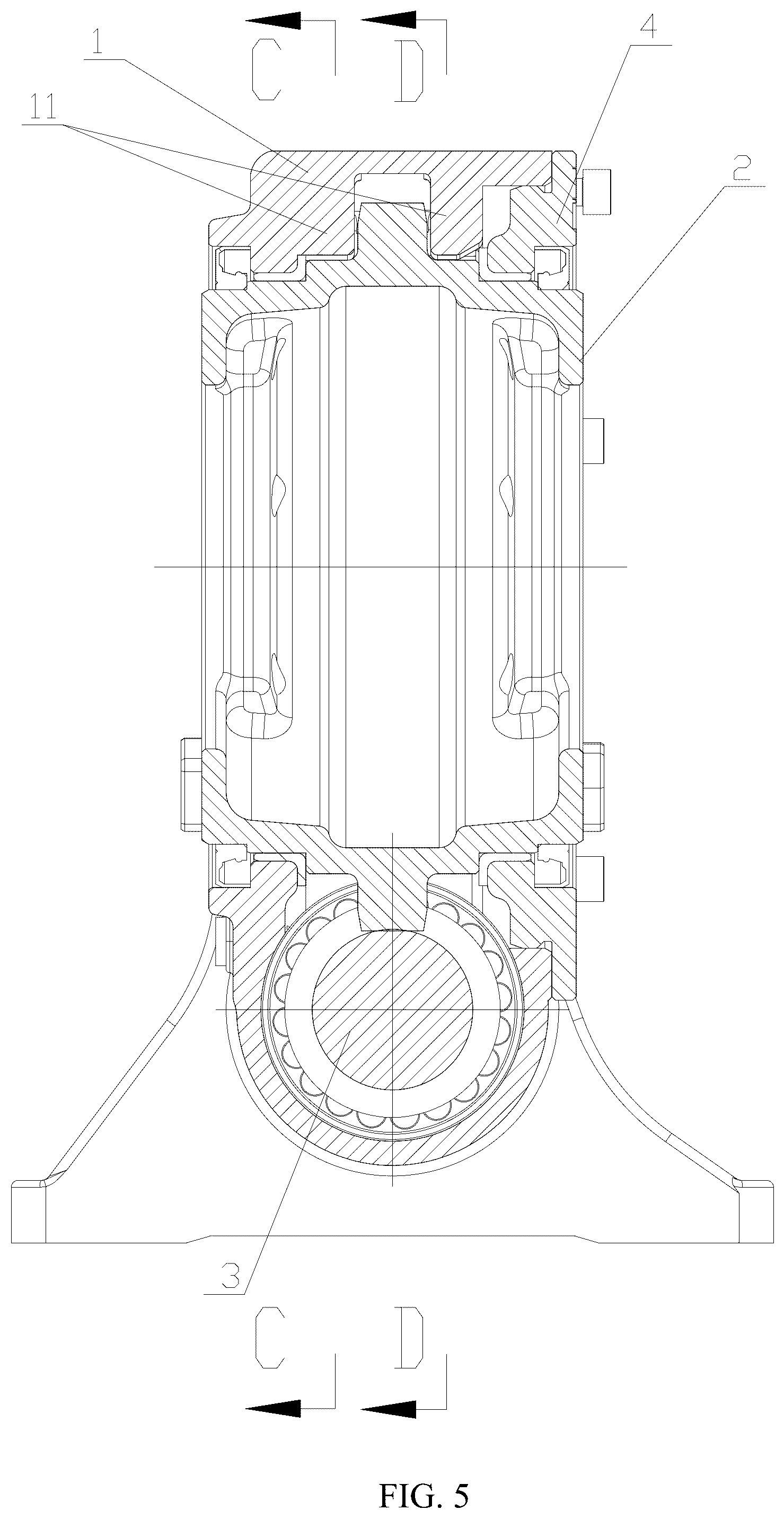 Patent US12590622 Figure 5 – Reduction gearbox for solar photovoltaic tracking