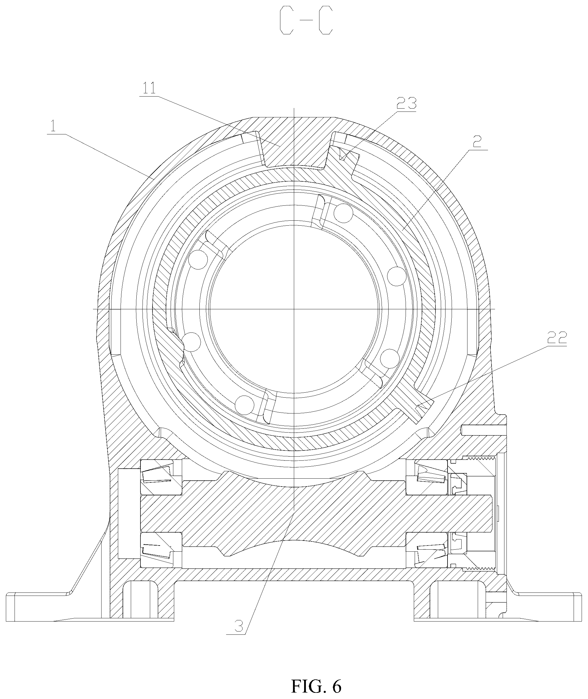 Patent US12590622 Figure 6 – Reduction gearbox for solar photovoltaic tracking