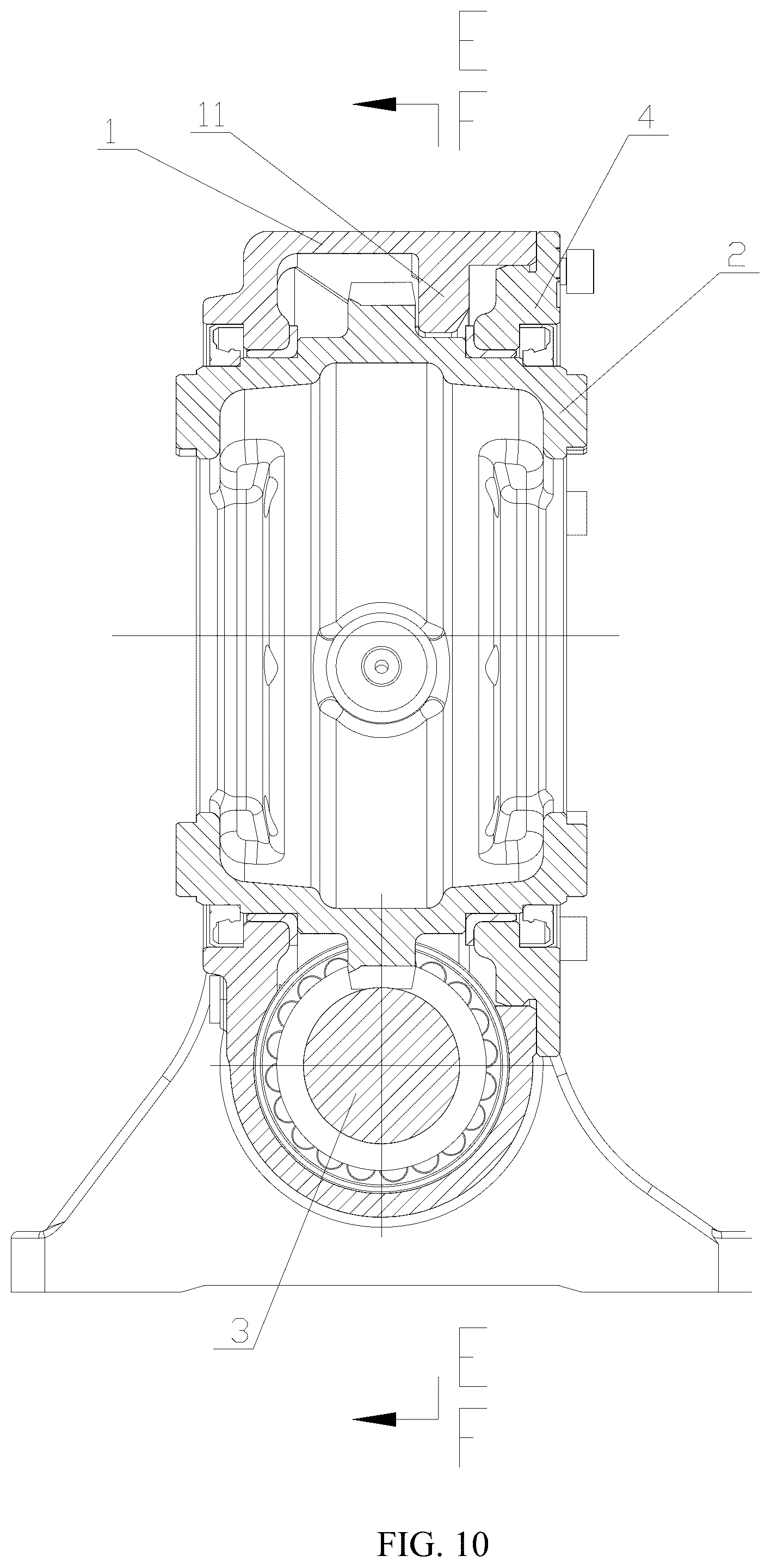 Patent US12590622 Figure 10 – Reduction gearbox for solar photovoltaic tracking