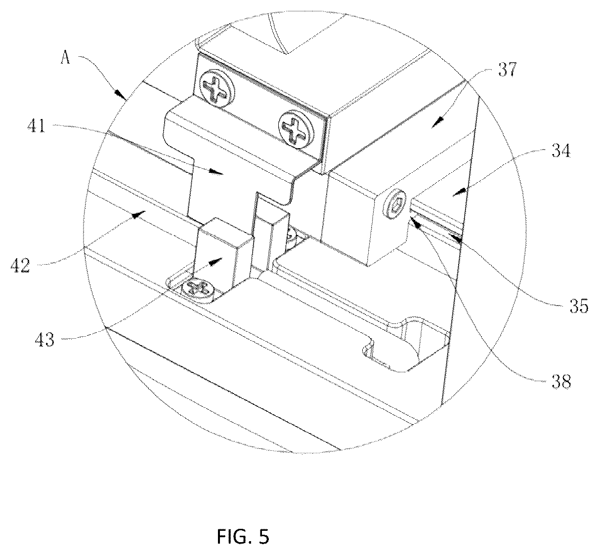 Patent US12590623 Figure 3 – Linear telescopic mechanism