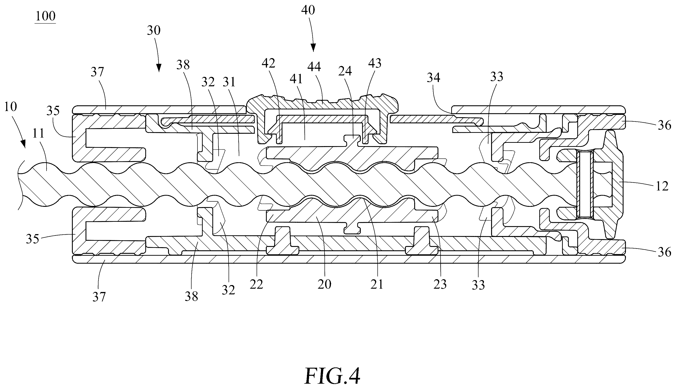 Patent US12590624 Figure 4 – Manual screw shaft driving device