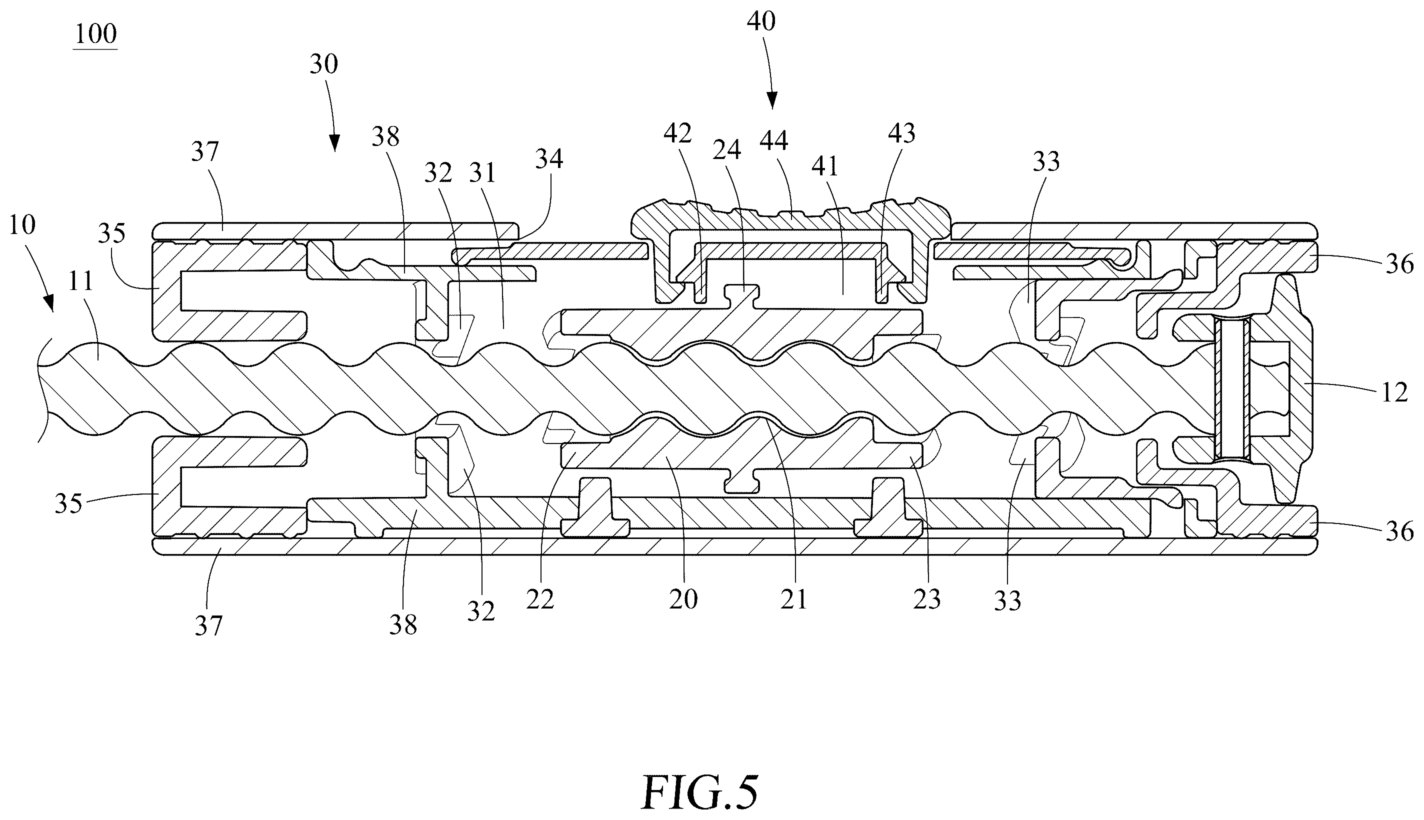 Patent US12590624 Figure 5 – Manual screw shaft driving device