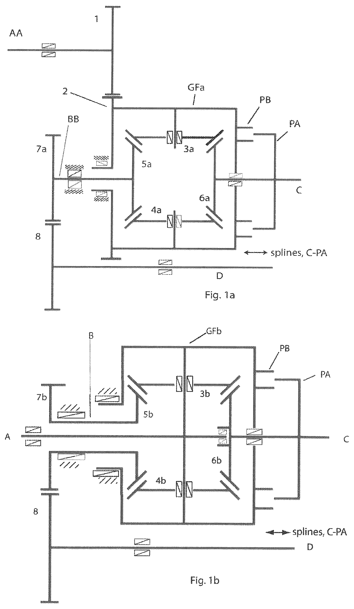 Patent US12590626 Figure 1 – SIVRT geartrain