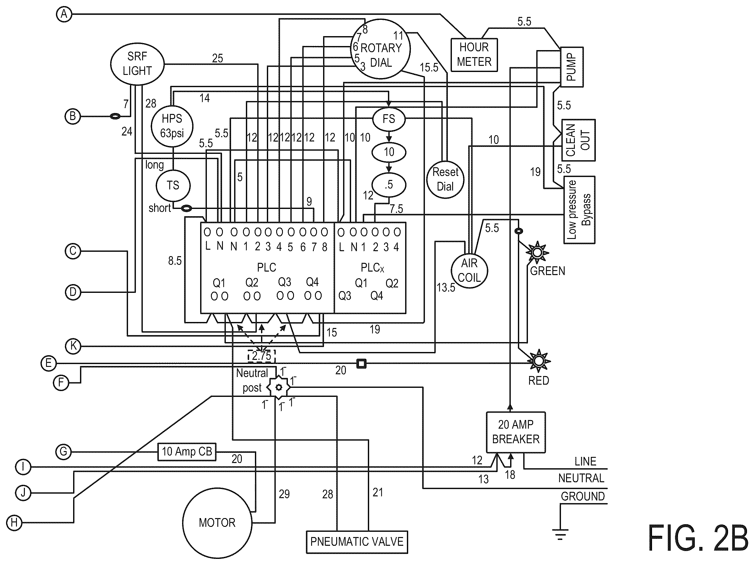Patent US12590630 Figure 3 – Method and apparatus for flushing contaminants from a container of fluids