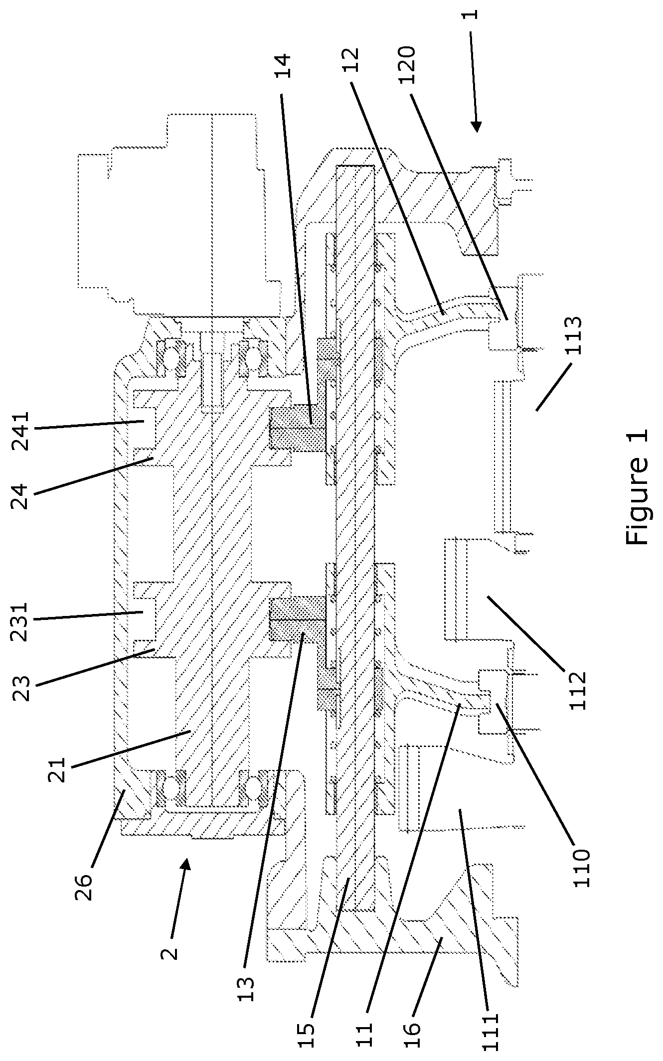 Patent US12590632 Figure 1 – Modular shifting system