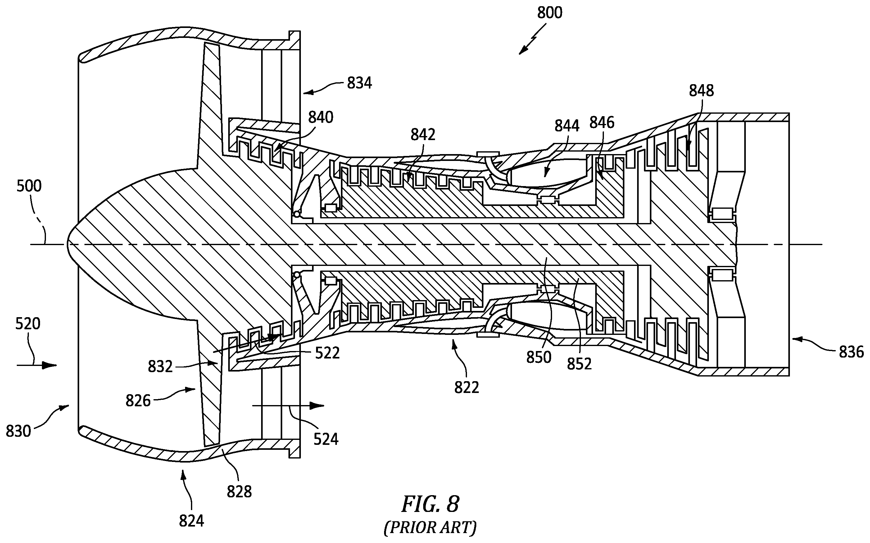 Patent US12590634 Figure 8 – Piston seal ring bypass