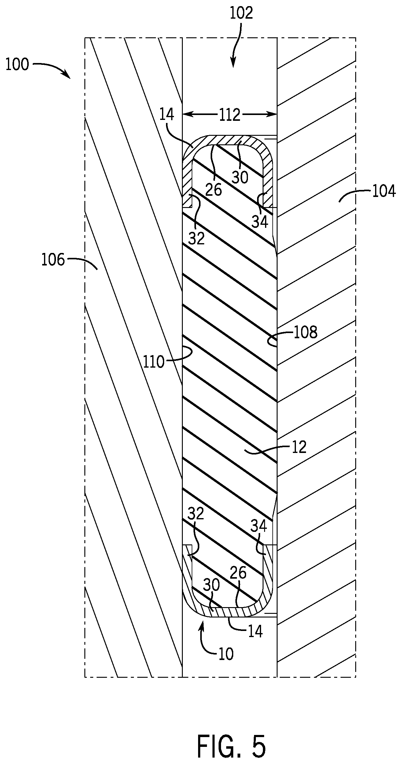 Patent US12590635 Figure 3 – Metal end cap seal