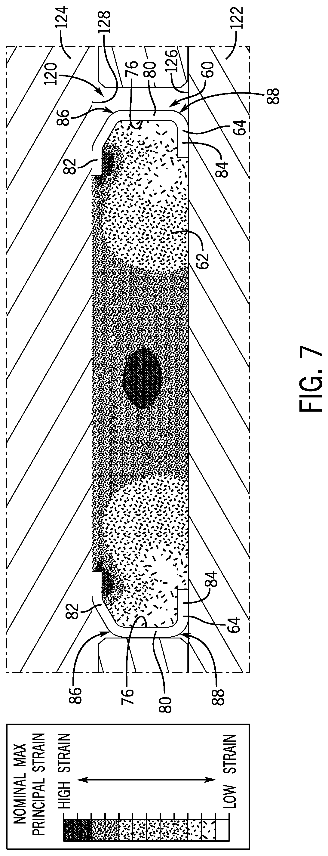 Patent US12590635 Figure 5 – Metal end cap seal